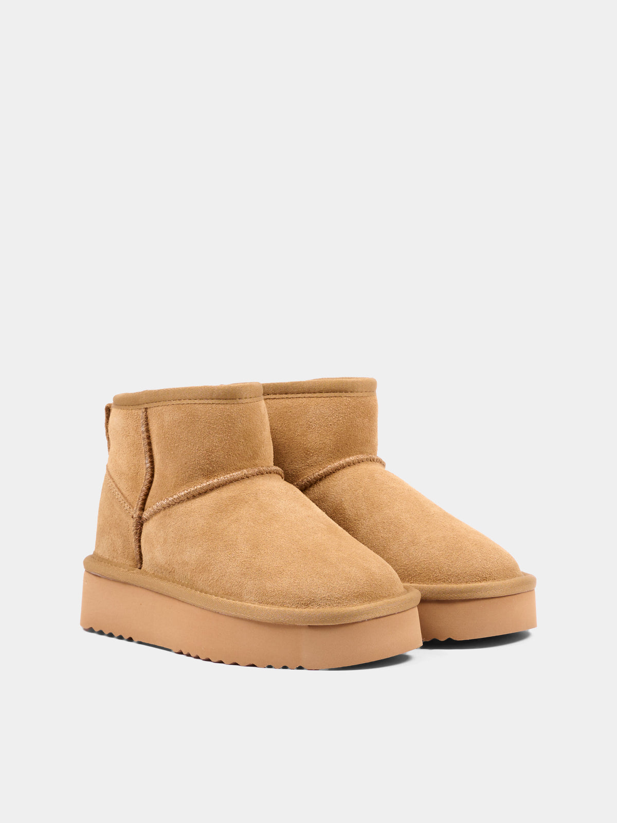 Stivaletti beige per bambina,Colors Of California,HC YKPLA01 TAN