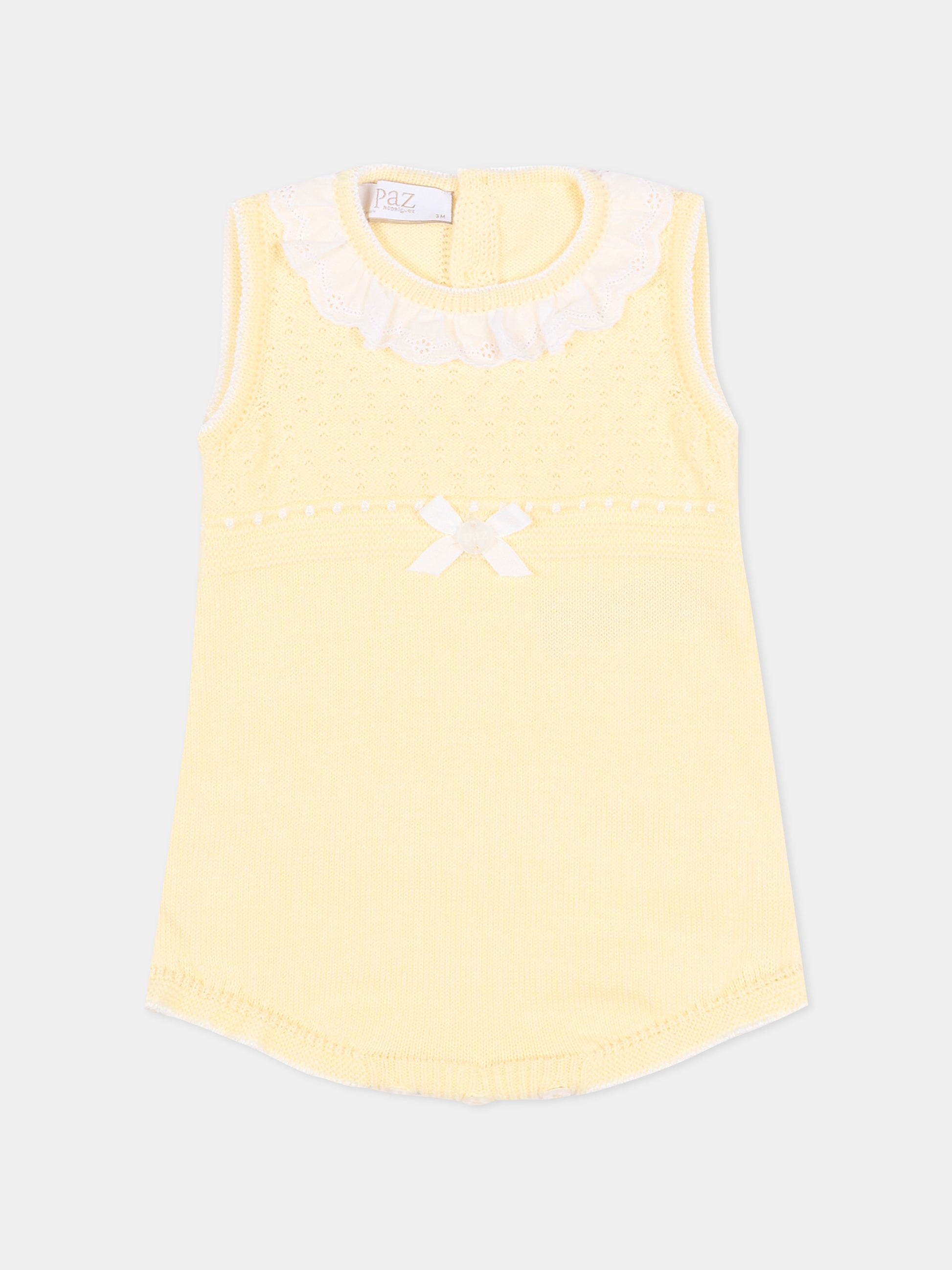 Pagliaccetto giallo per neonati,Paz Rodríguez,022 123527 05 H82
