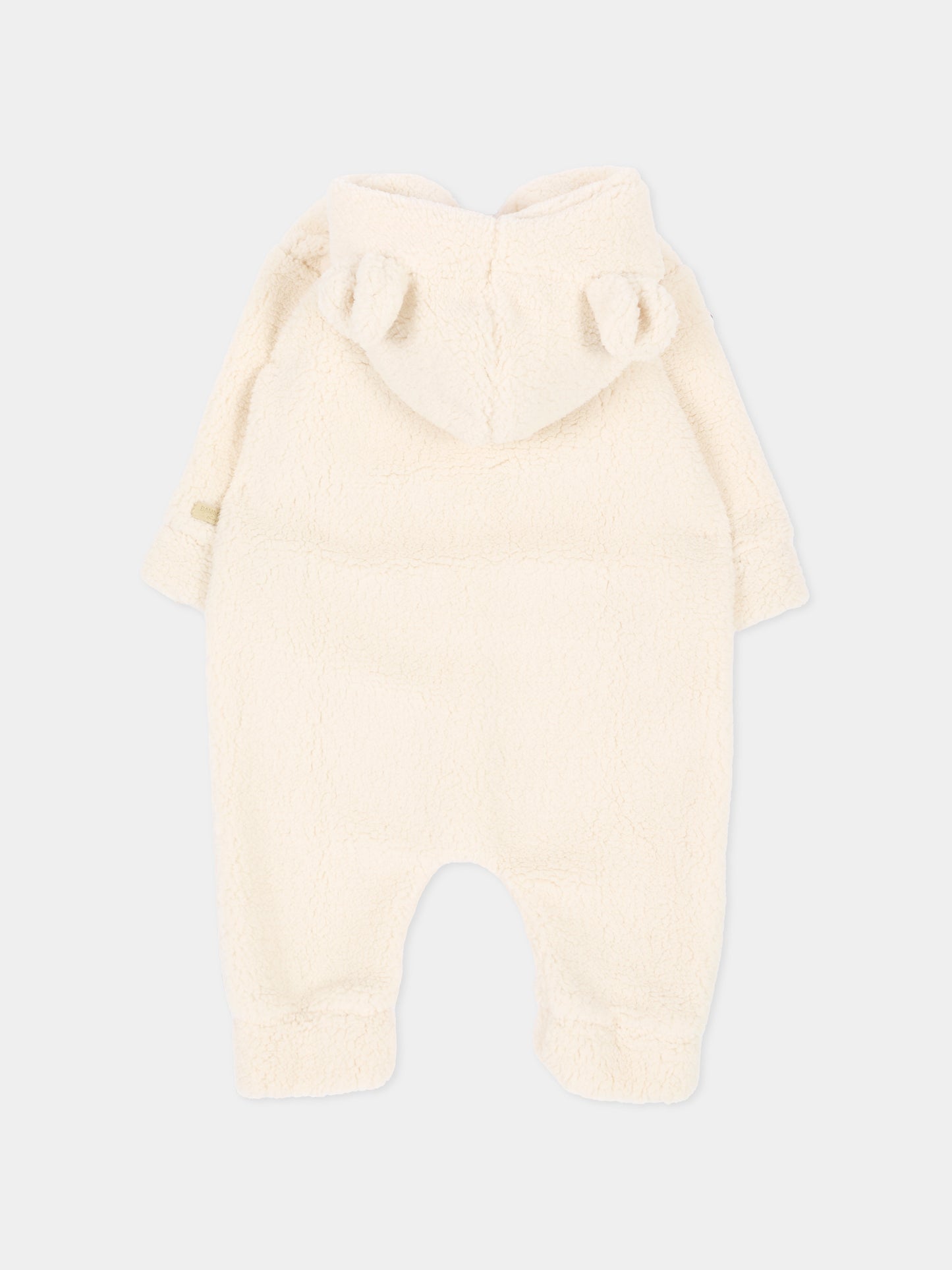 Completo avorio per neonati con cappuccio e orecchie,Bamboom,1262TE00084 WARM WHITE