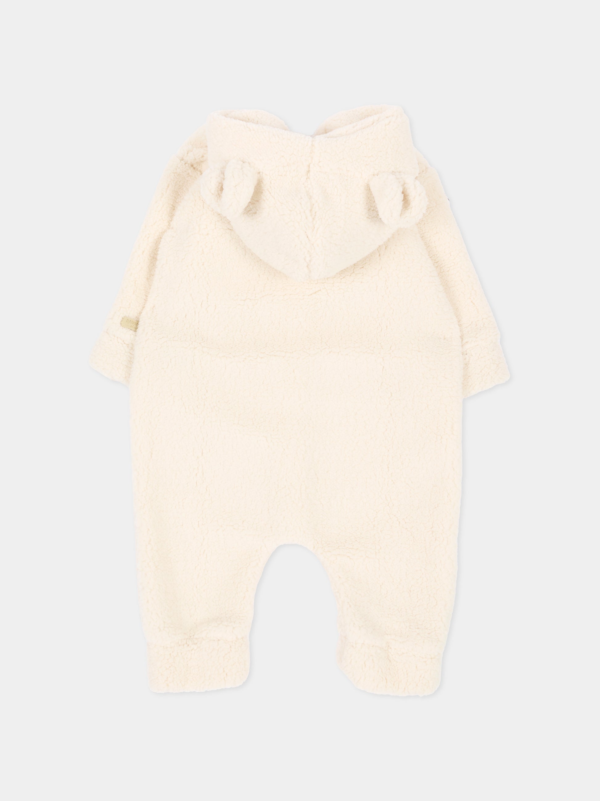 Completo avorio per neonati con cappuccio e orecchie,Bamboom,1262TE00084 WARM WHITE