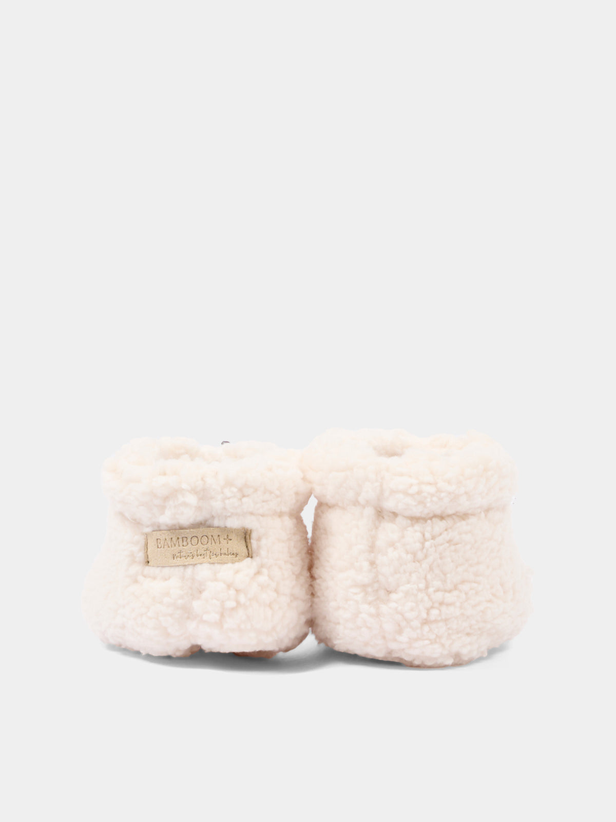 Babbucce avorio per neonati,Bamboom,1256TE00084 WARM WHITE