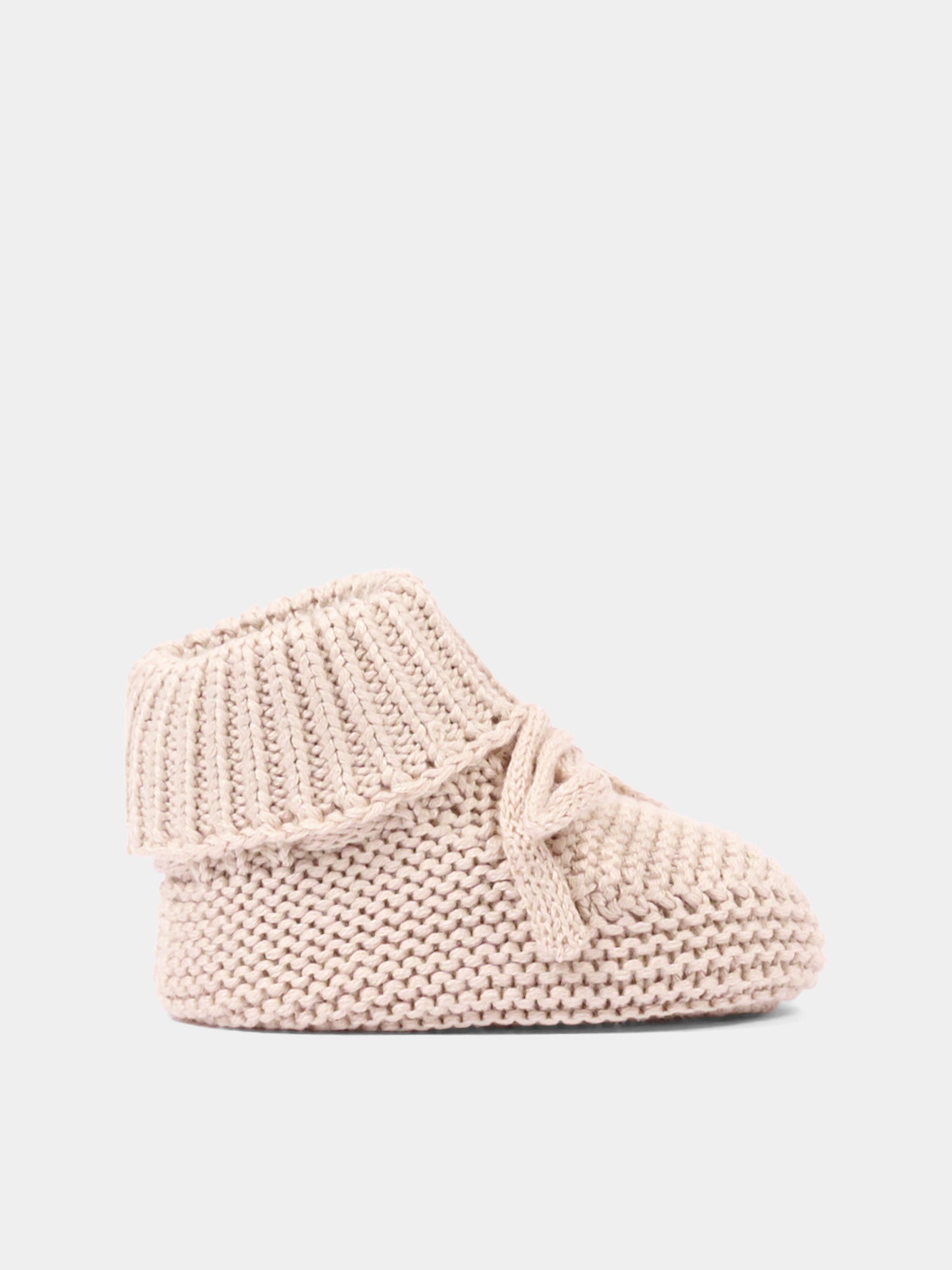 Babbucce rosa per neonata in maglia,Bamboom,1268 VINTAGE PINK
