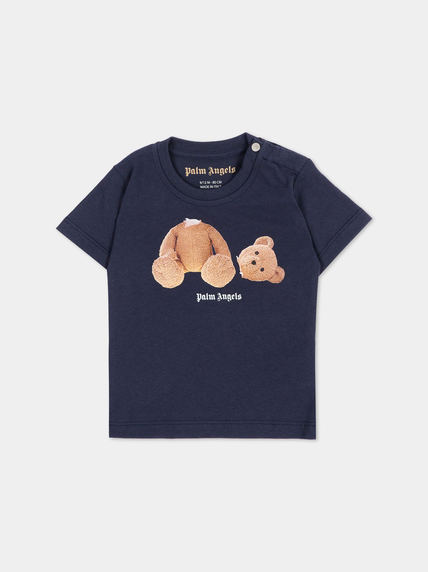 T-shirt multicolor per neonato teddy bear,Palm Angels,F6PANBTH189 INT21