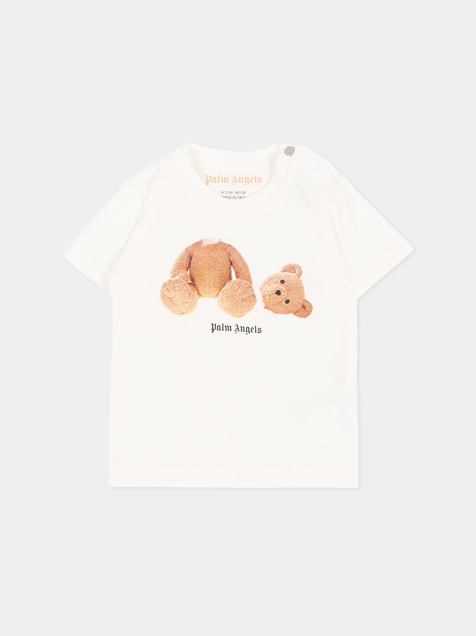 T-shirt multicolor per neonato teddy bear,Palm Angels,F6PANBTH189 INT21