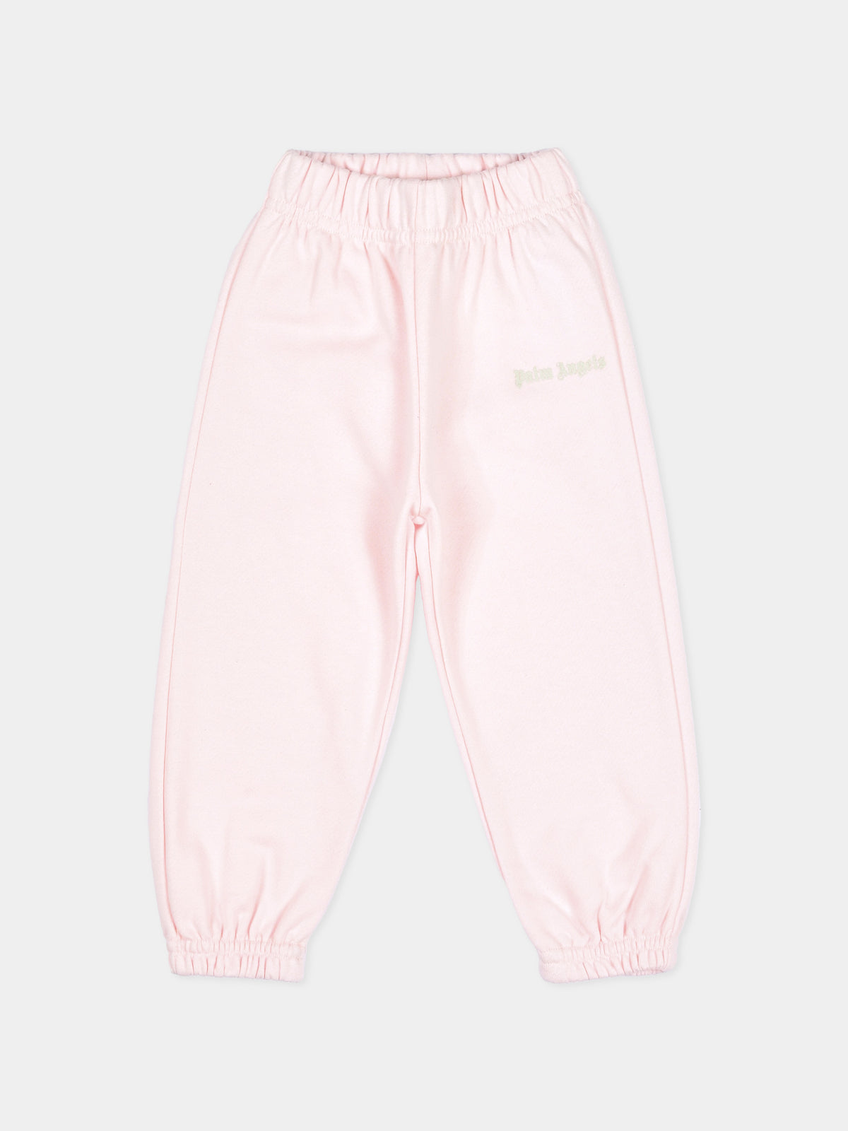 Pantalone rosa per neonata con logo,Palm Angels,F6PANGFP222 042