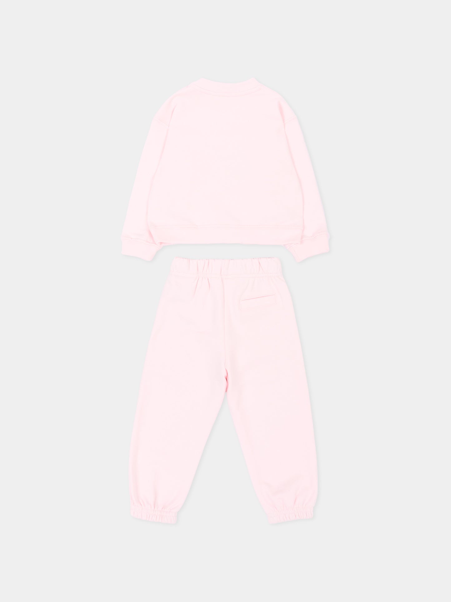 Completo sportivo lungo rosa con teddy bear,Palm Angels,F6PANGTP198 042