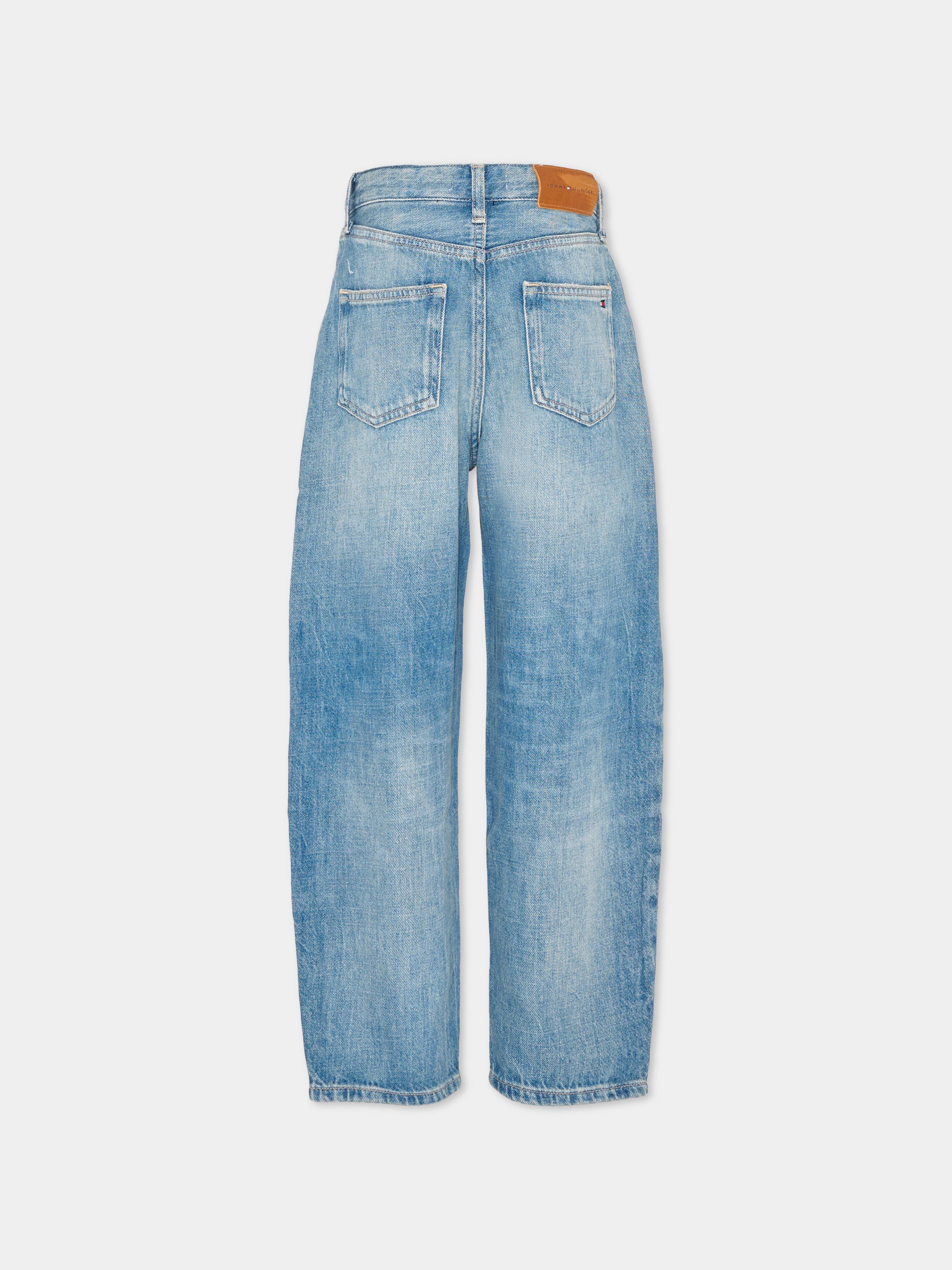 Jeans denim per bambini con logo,Tommy Hilfiger Junior,KB0KB10682 1AA