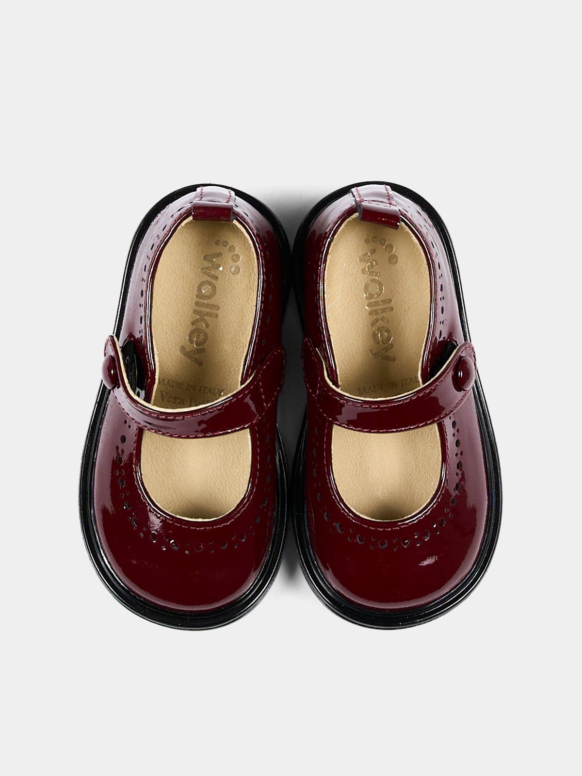 Ballerine bordeaux per neonata,Walkey,Y1A3 44348 0149356