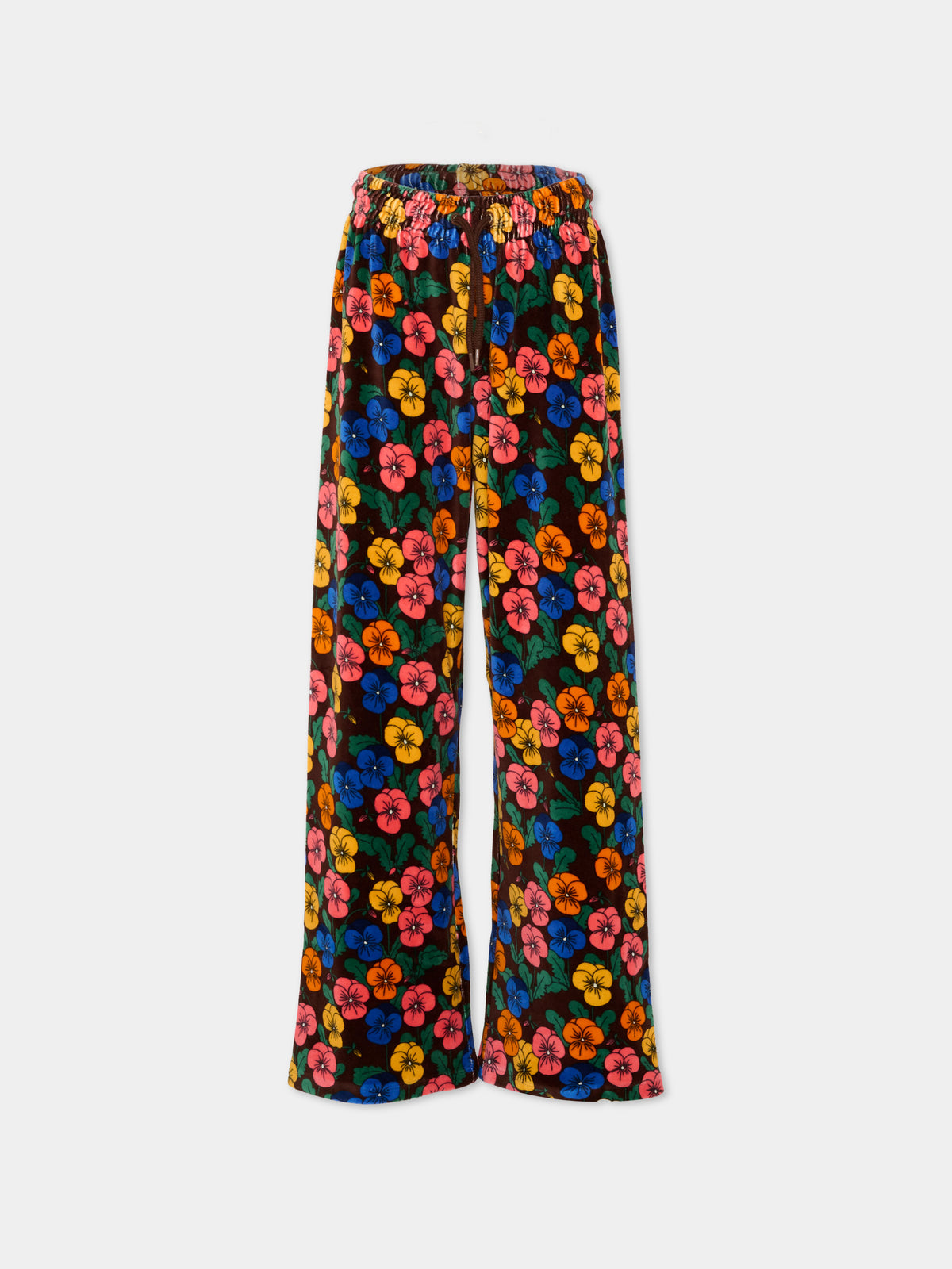 Pantalone multicolor per bambina floreale,Mini Rodini,2673012900
