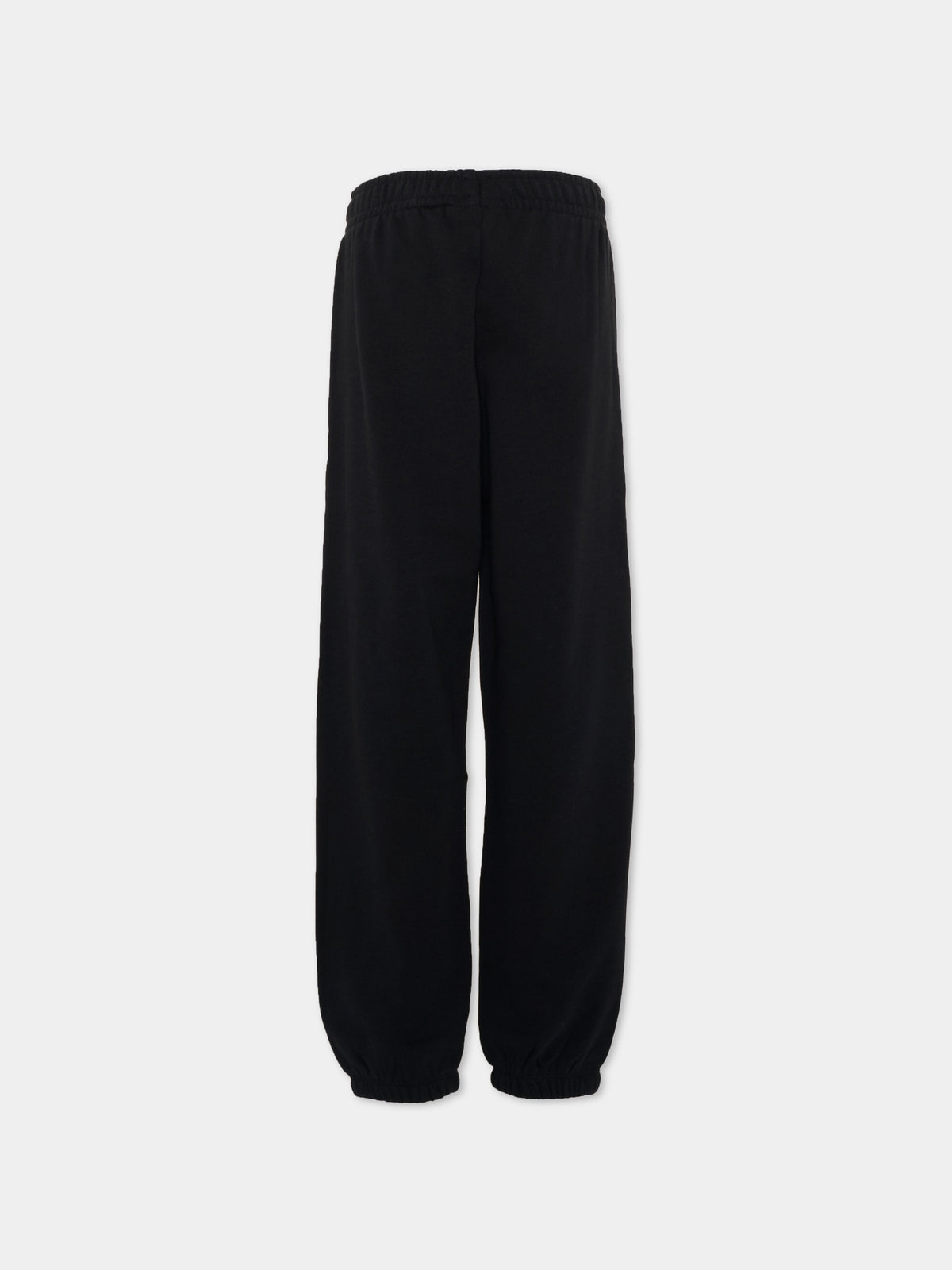 Pantalone nero per bambini con coniglio,Mini Rodini,2673012099