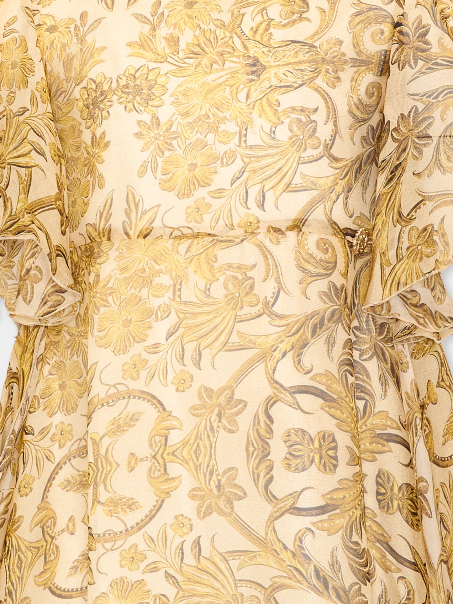 Abito elegante oro per bambina,Roberto Cavalli Kids,CGA26031VE MAIOL.ORO