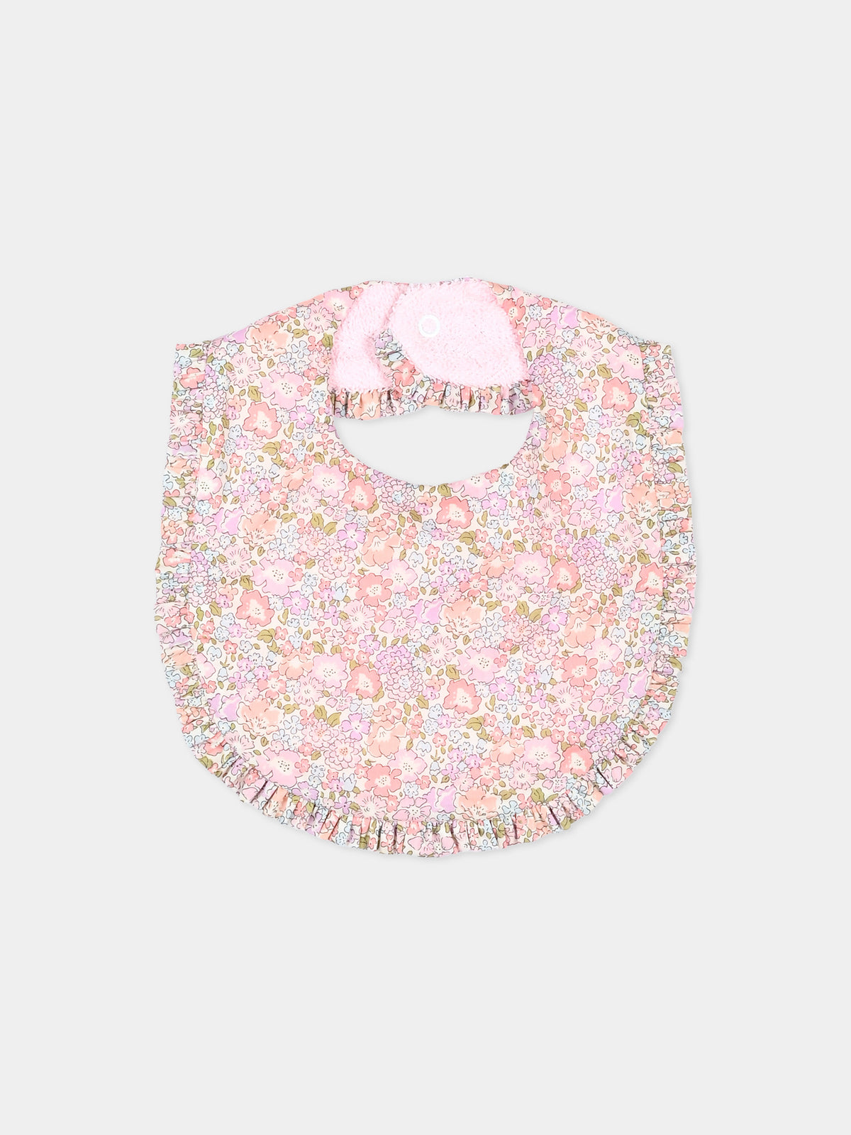Bavaglino rosa Liberty per neonata,Pesciolino Rosso,BV FW S 264