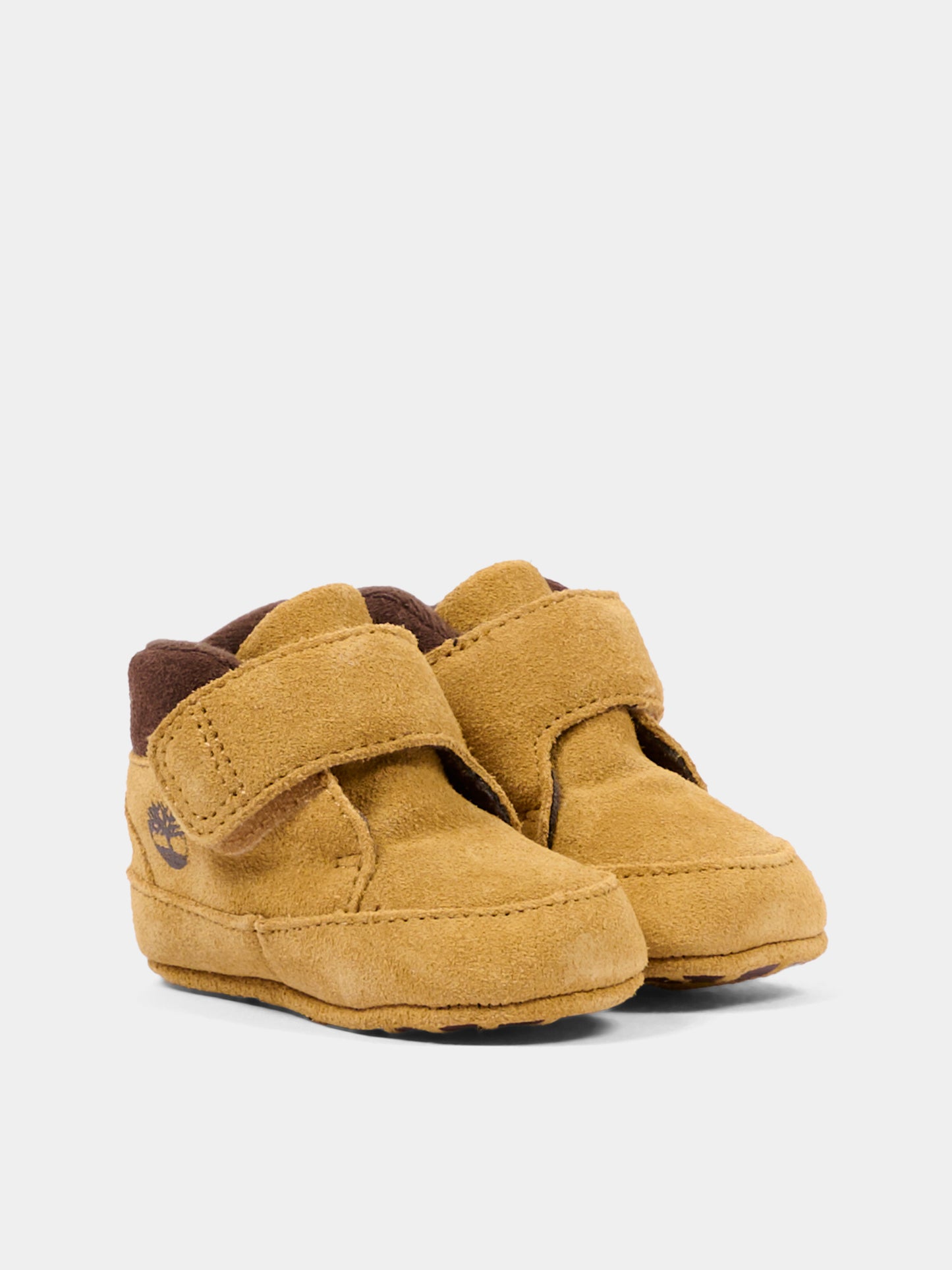 Sneakers alte beige per neonato con logo,Timberland,TB0A6H8GEZ01