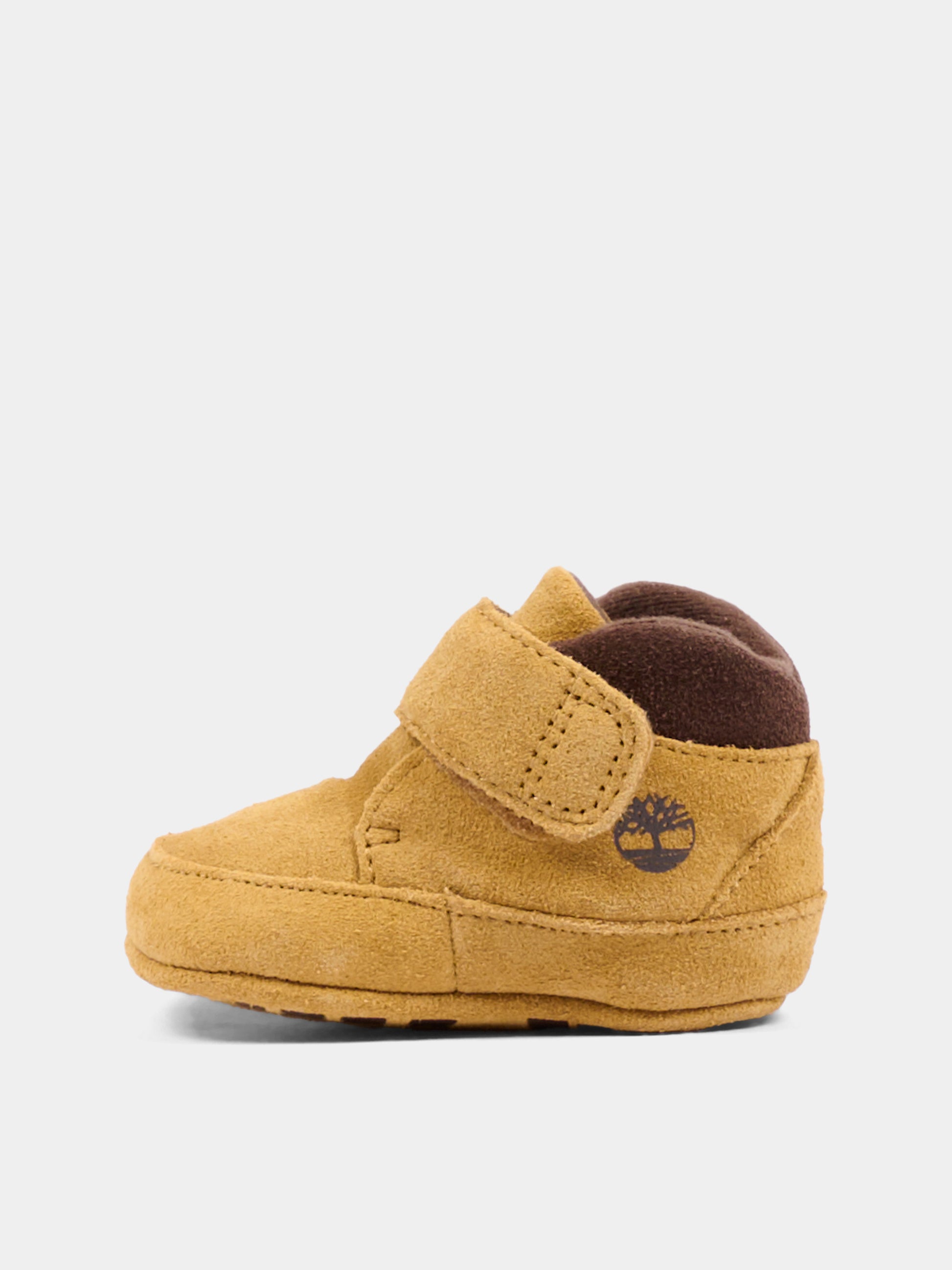 Sneakers alte beige per neonato con logo,Timberland,TB0A6H8GEZ01