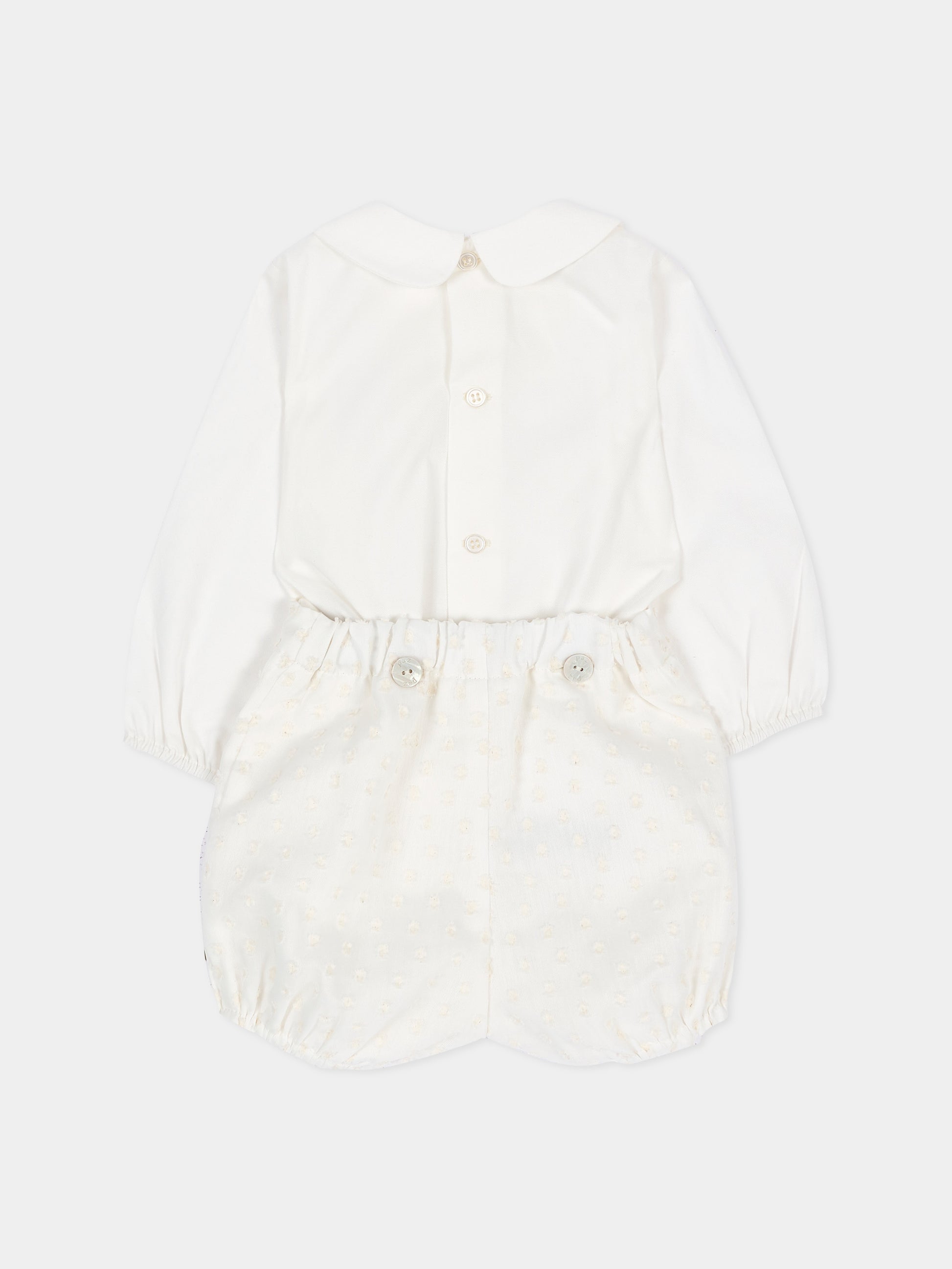 Completo elegante avorio per neonato,Paz Rodríguez,106L 154027 60 T611