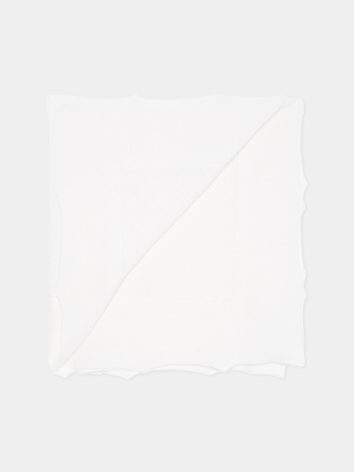 Coperta bianca per neonati smerlata,Paz Rodríguez,029 114012 6060 H56