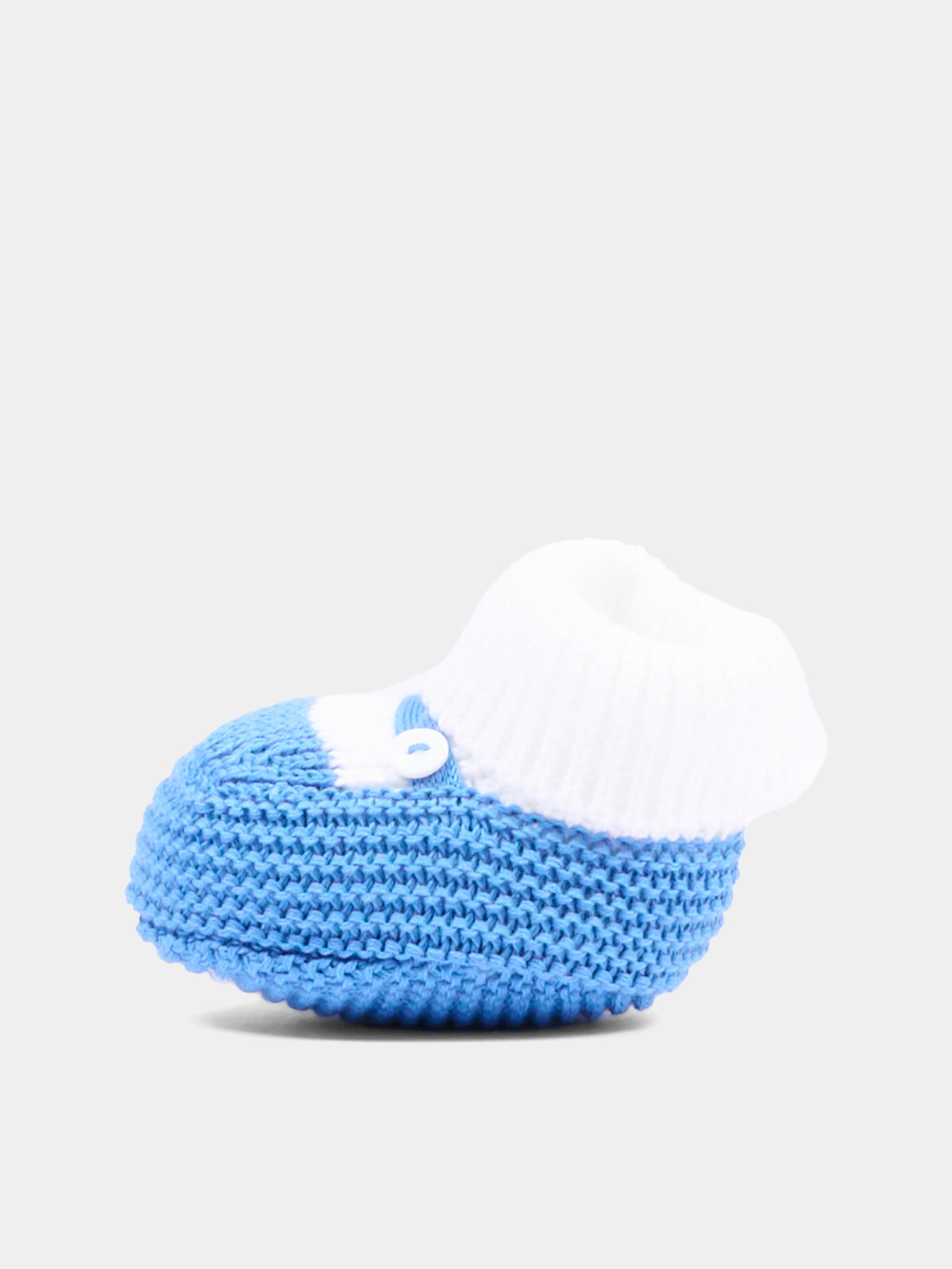 Babbucce azzurre per neonato,Little Bear,3140 BCO/AZZURRO