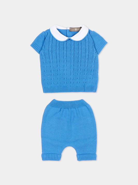 Completo nascita azzurro per neonato,Little Bear,3110 AZZURRO