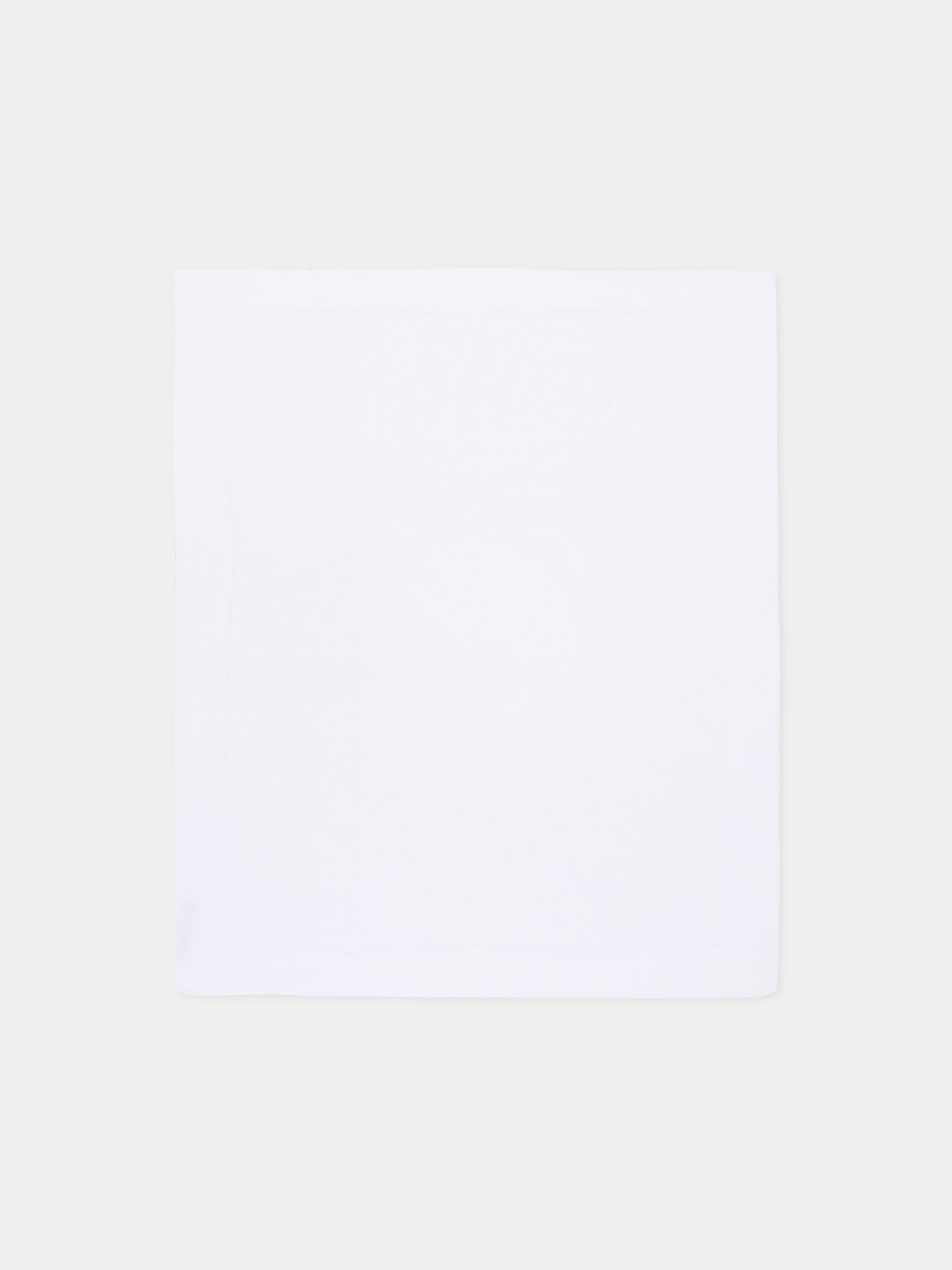 Coperta bianca per neonati con orsetto,Little Bear,3119 BIANCO