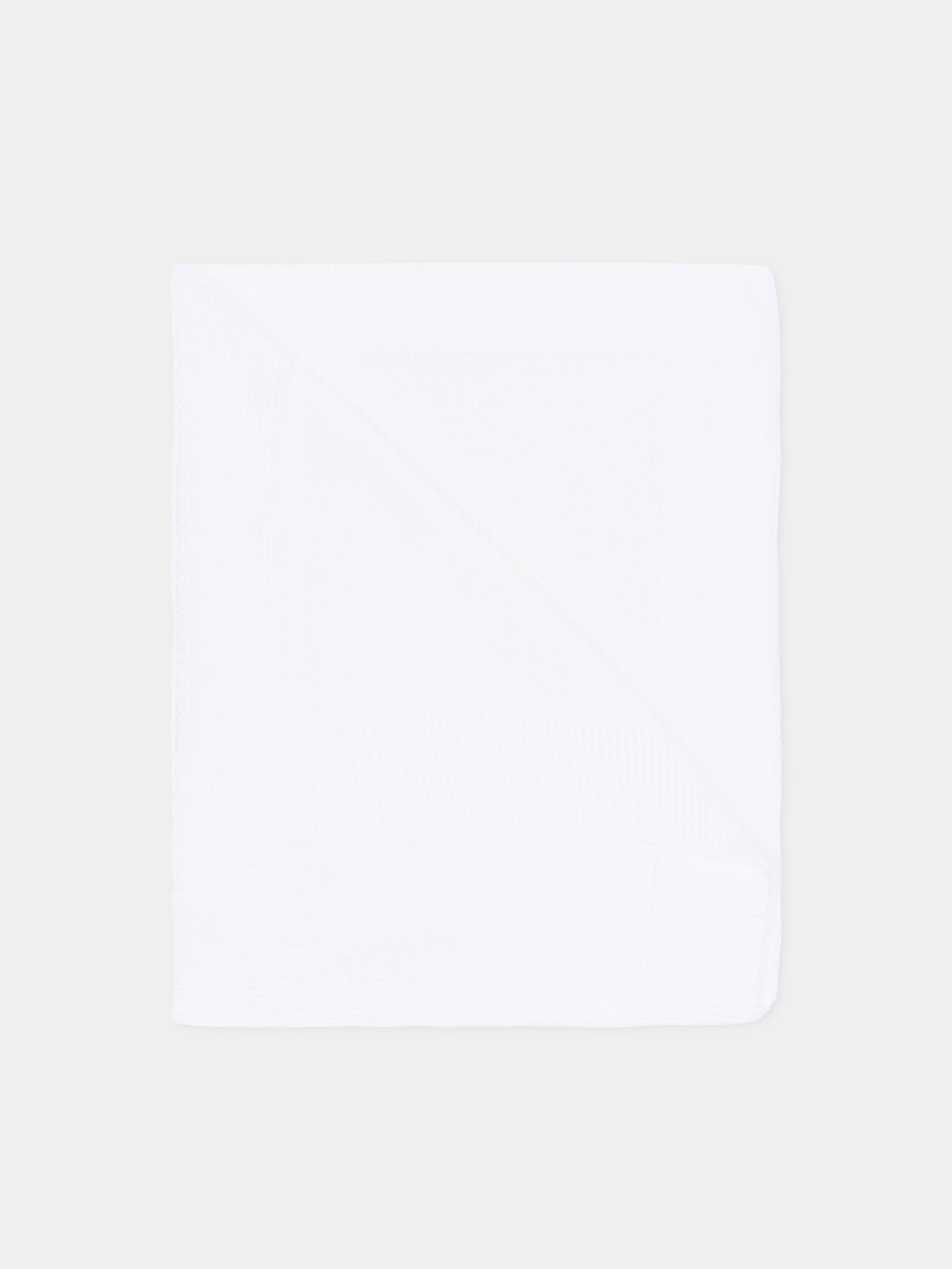 Coperta bianca per neonati con orsetto,Little Bear,3119 BIANCO