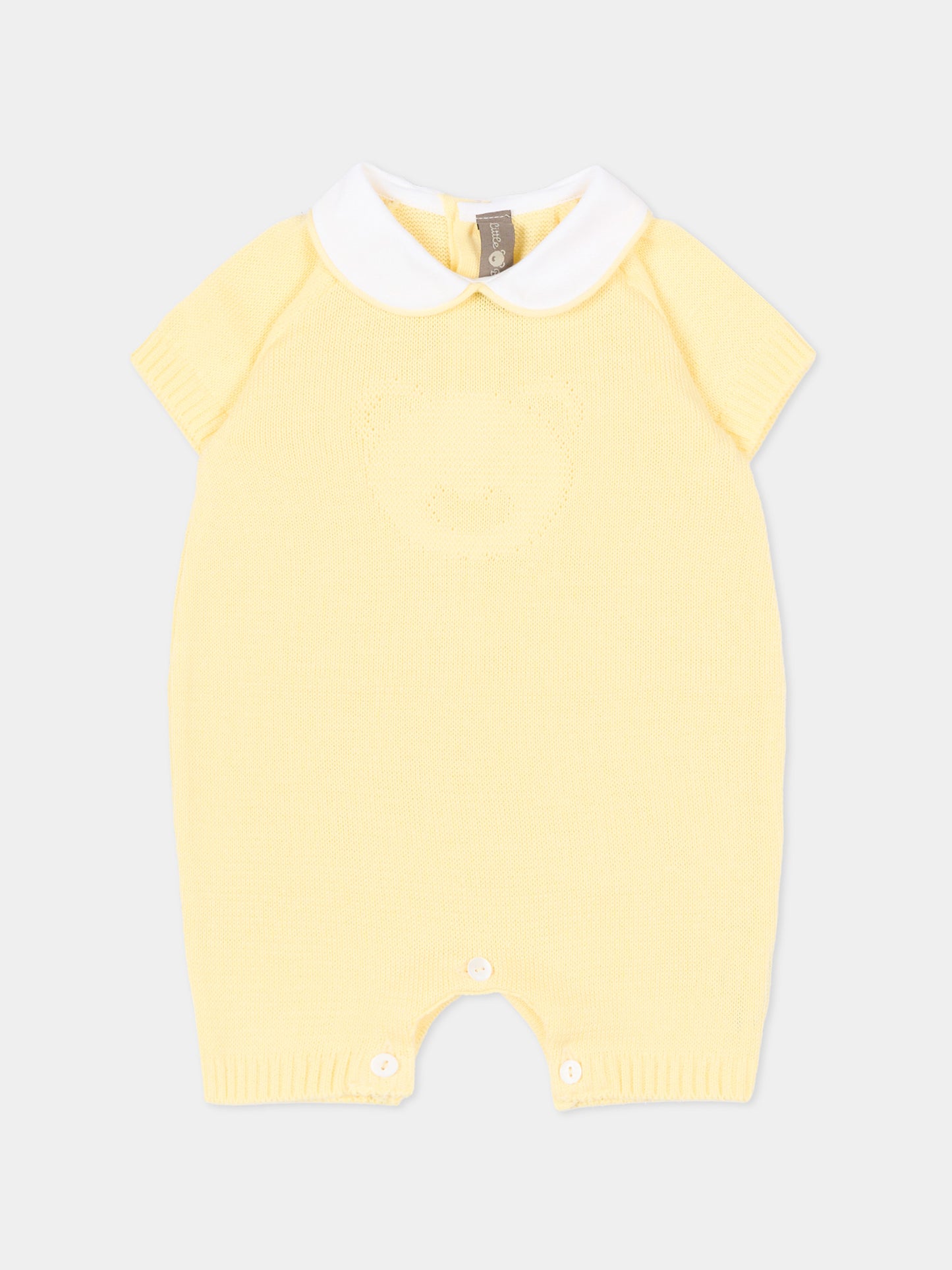 Pagliaccetto giallo per neonati con orsetto,Little Bear,3120 GIALLO