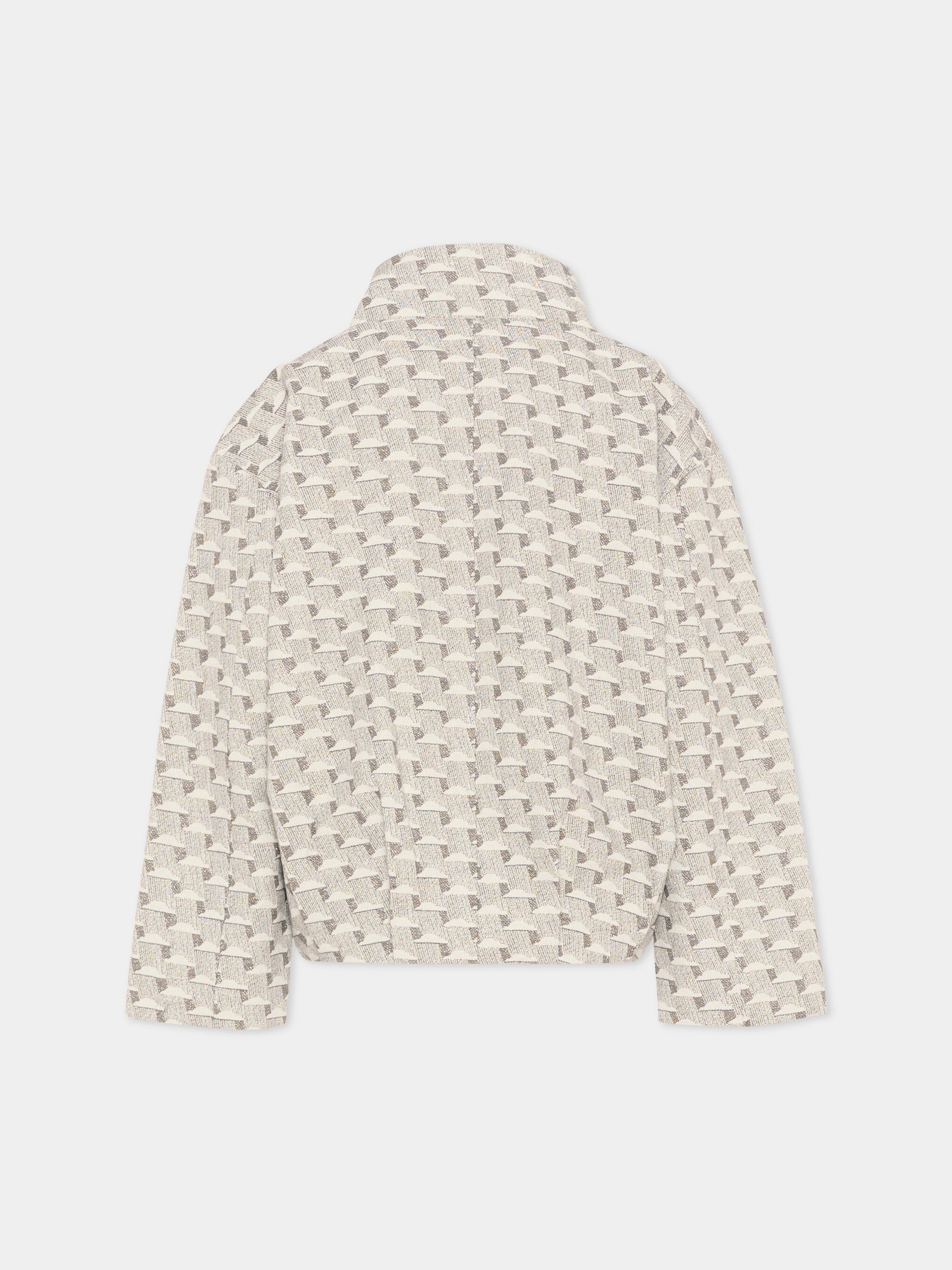 Bomber grigio Charlie per bambini con nuvole,Vélocipède X Coccolebimbi,CHARLIE BOMBER JACKET GREY