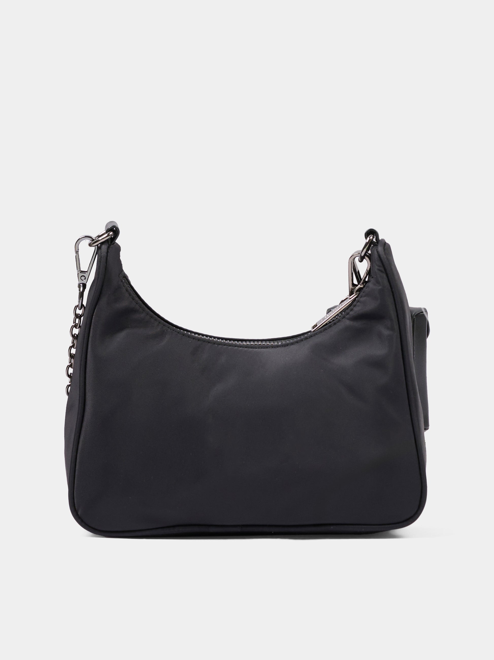 Borsa nera per bambina con logo,Msgm Kids,F6MSJGBA178 110