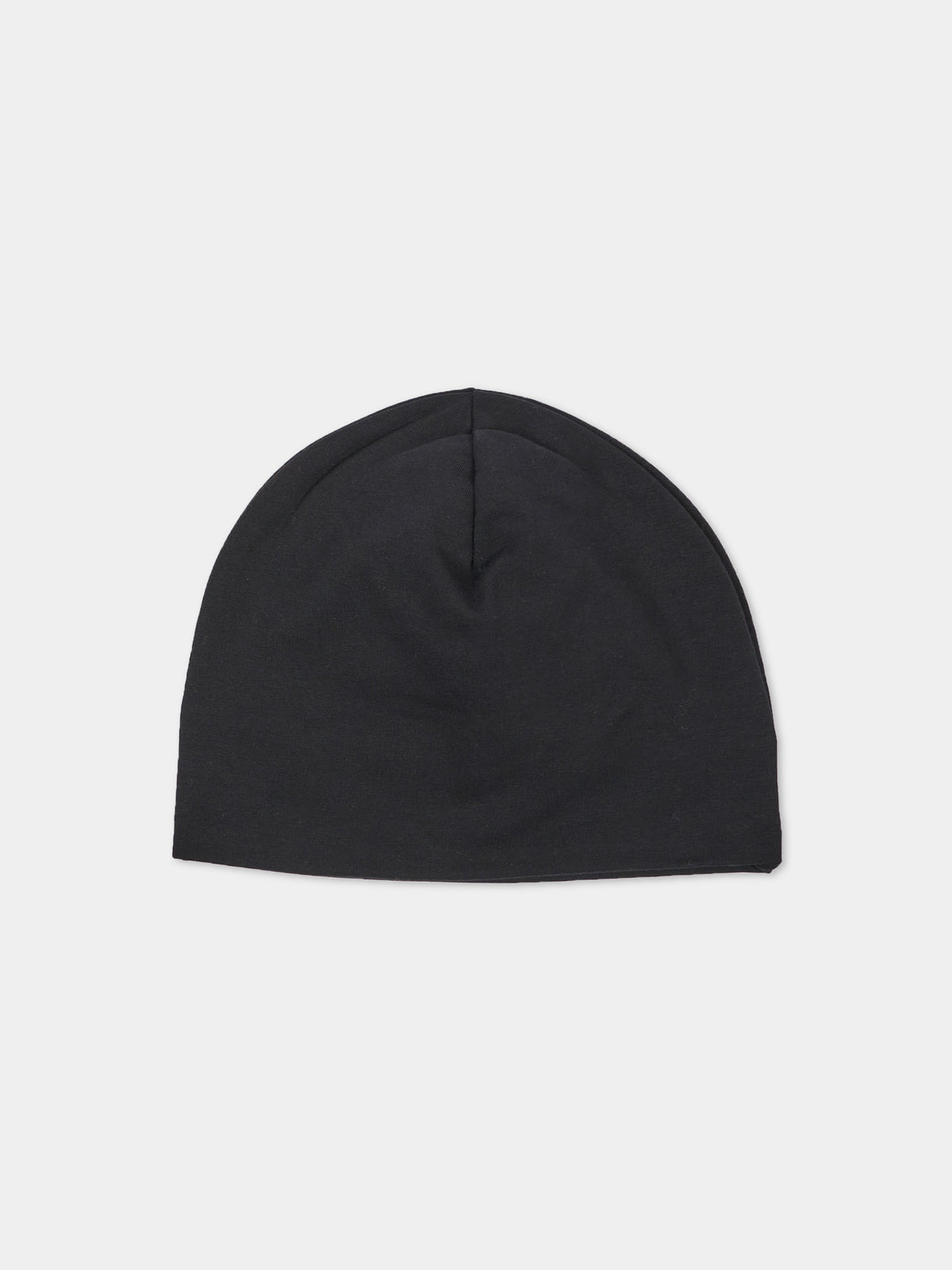 Berretto nero per bambina con logo,Msgm Kids,F6MSJUHT184 MS092