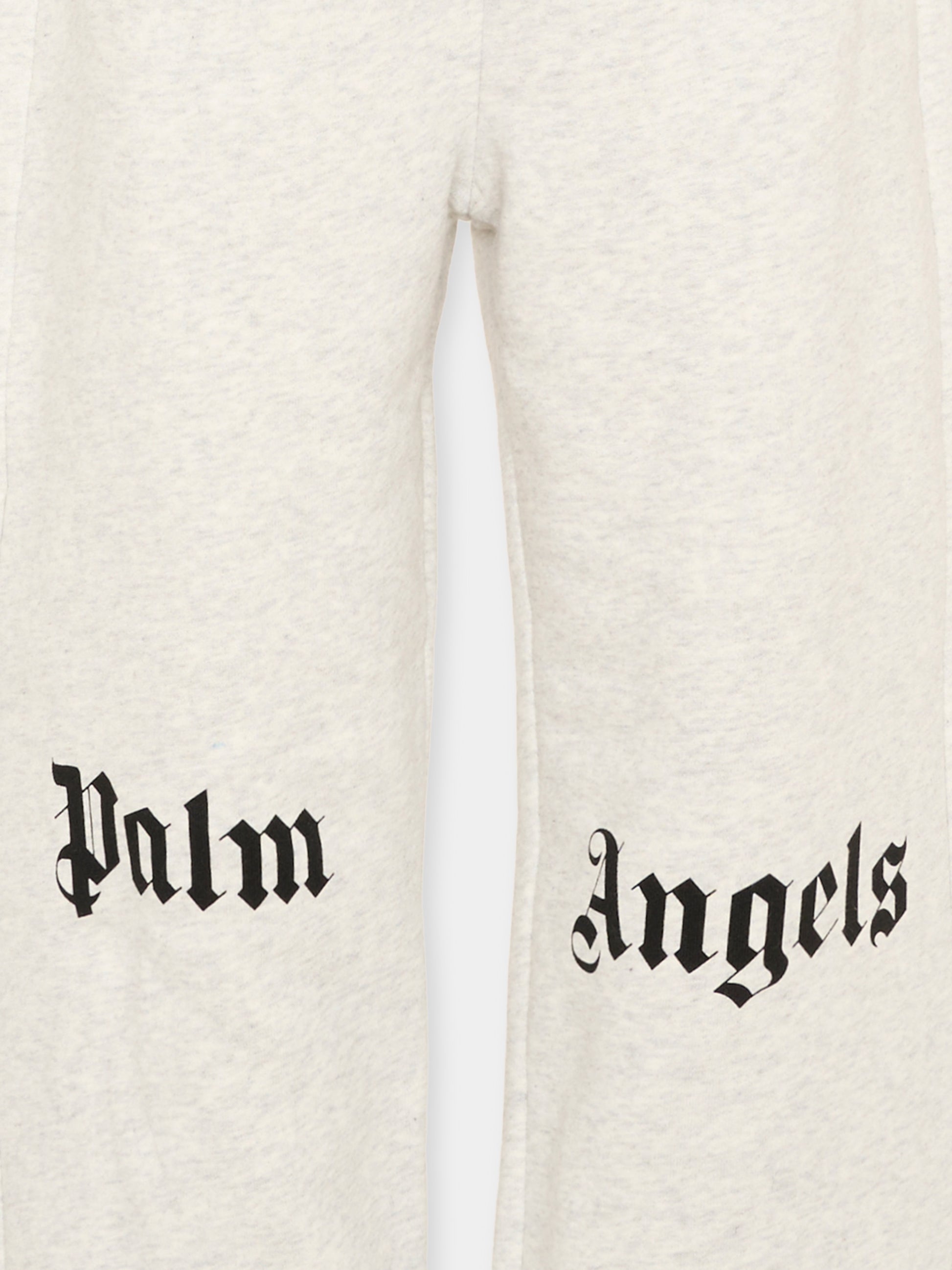 Pantalone grigio per bambino con logo,Palm Angels,F6PAJBFP016 101