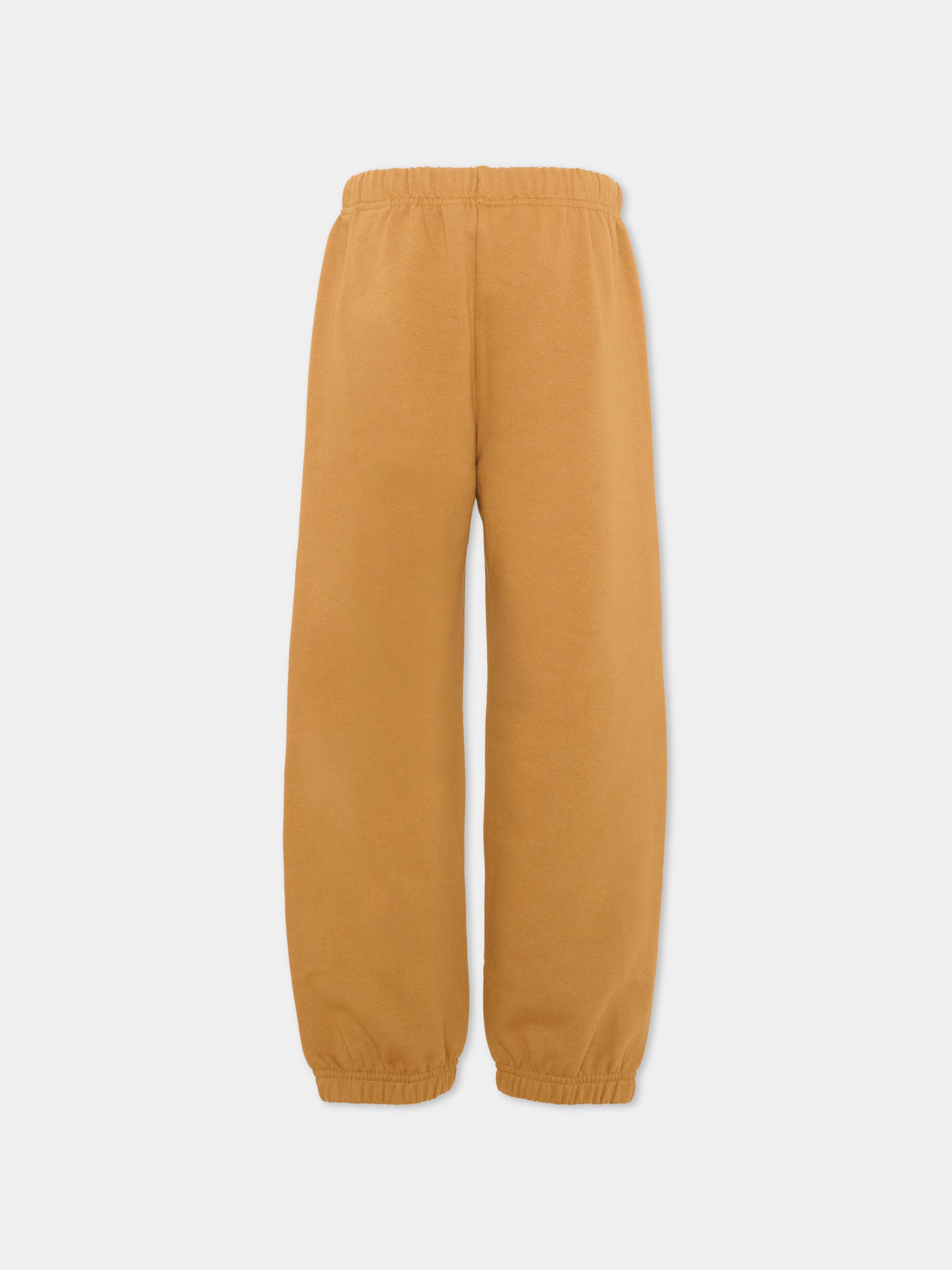 Pantalone beige per bambino con logo,Palm Angels,F6PAJBFP016 1531
