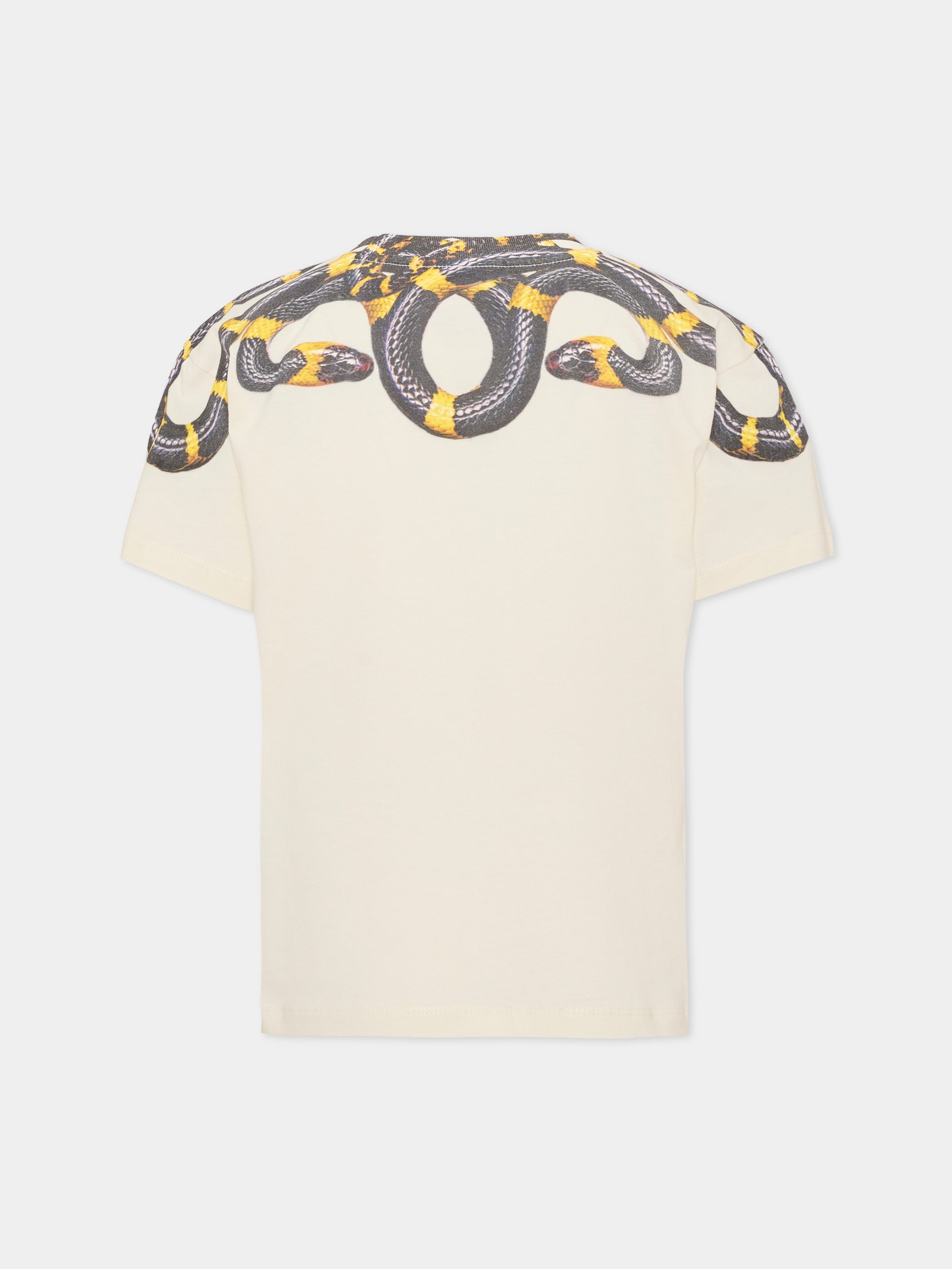 T-shirt avorio per bambino con ali,County Of Milan Kids,F6CMJBTH022 412
