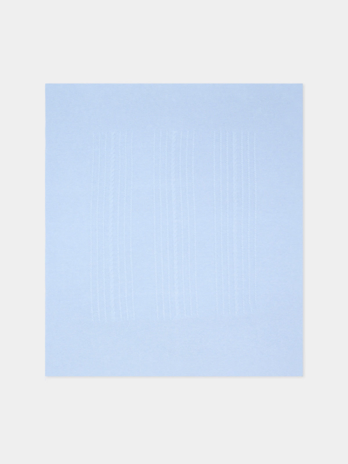 Coperta azzurra in maglia per neonato,Martín Aranda,021-10323 C08