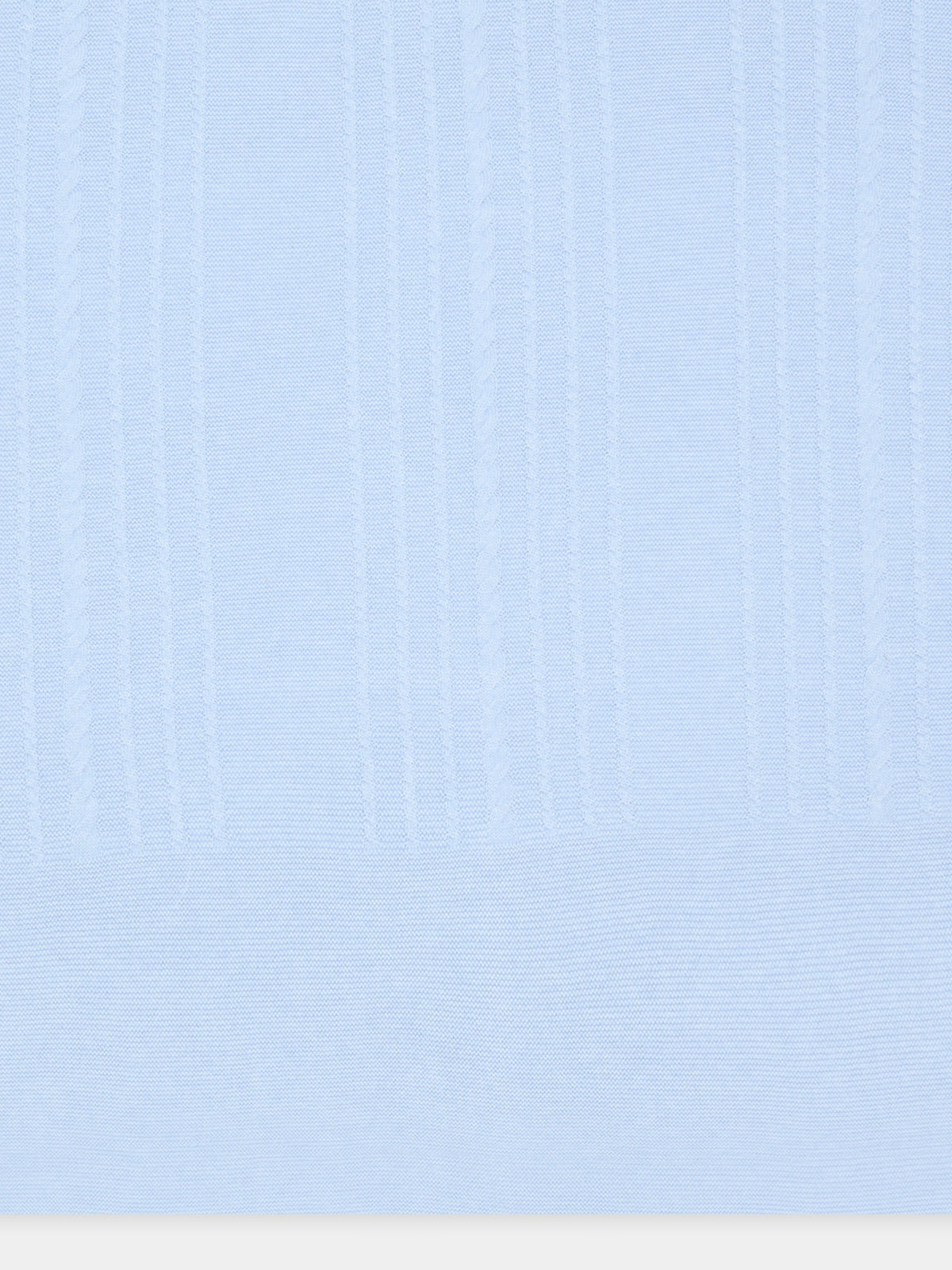 Coperta azzurra in maglia per neonato,Martín Aranda,021-10323 C08