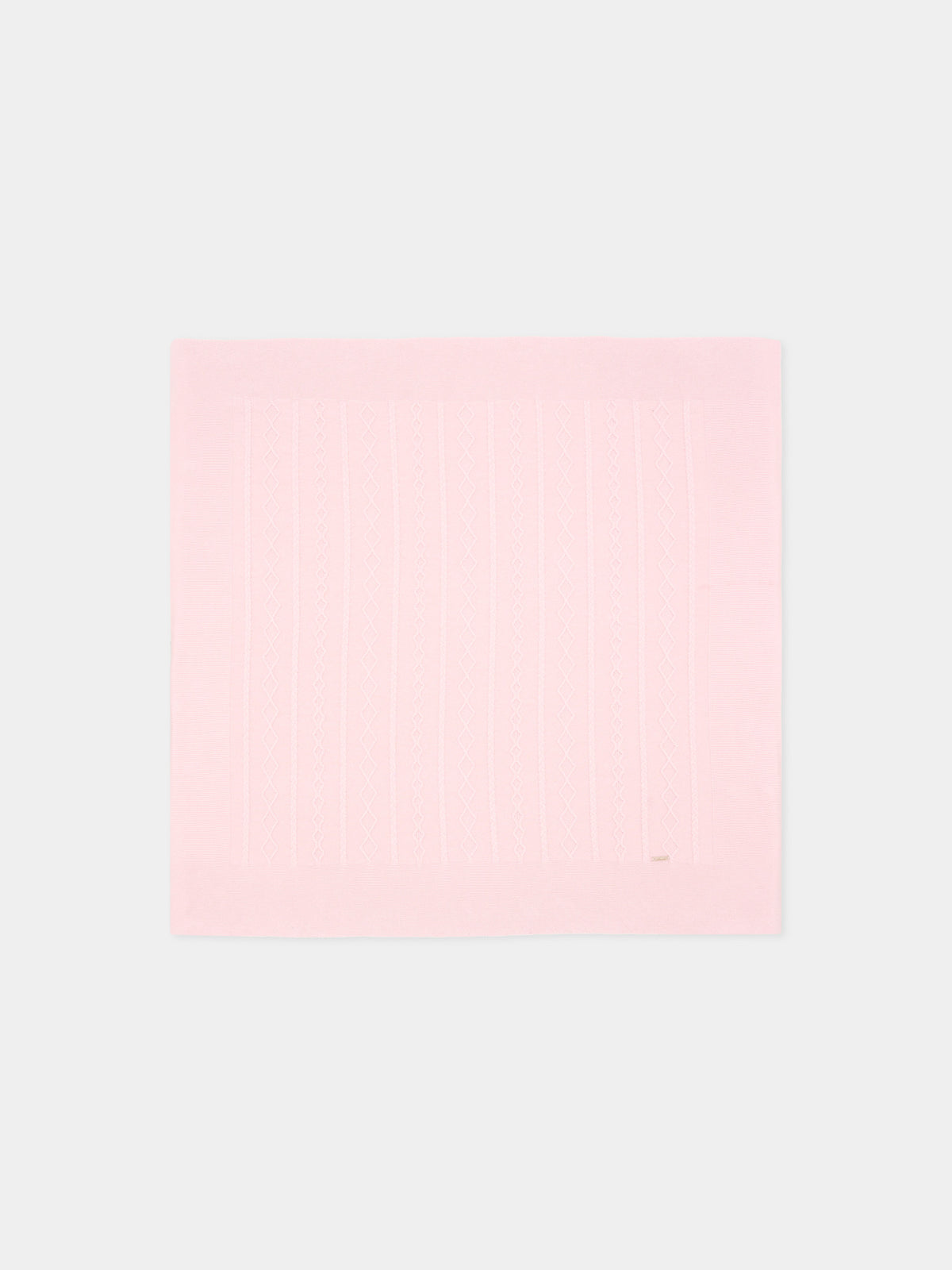 Coperta rosa per neonata in maglia,Martín Aranda,021-10331 P07