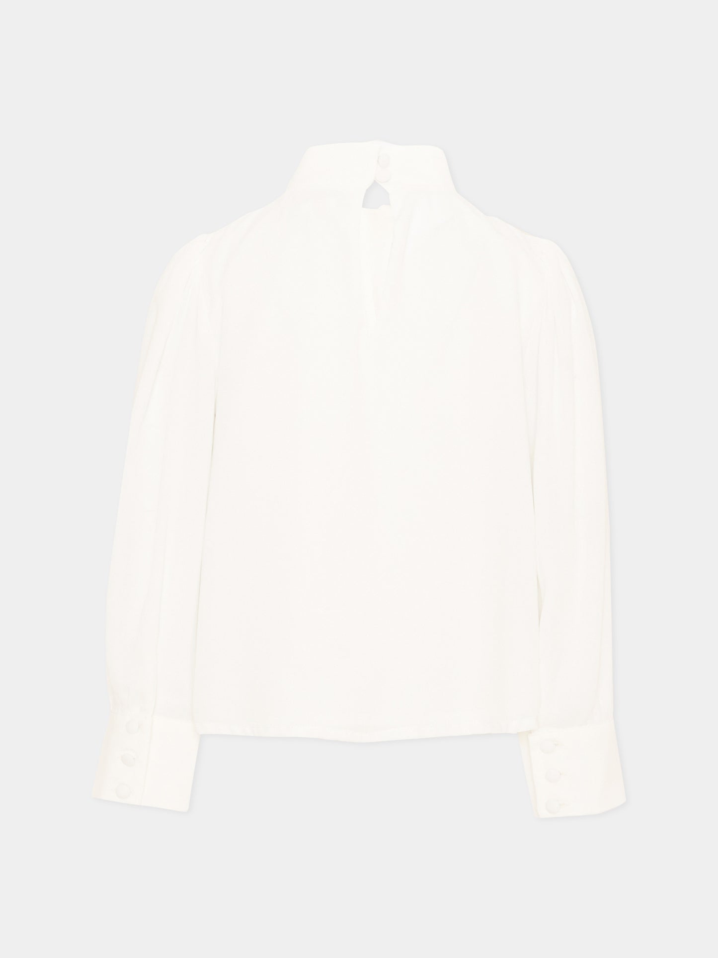 Camicia avorio per bambina con fiocco,Patachou,PAP 47 BL4333475 060