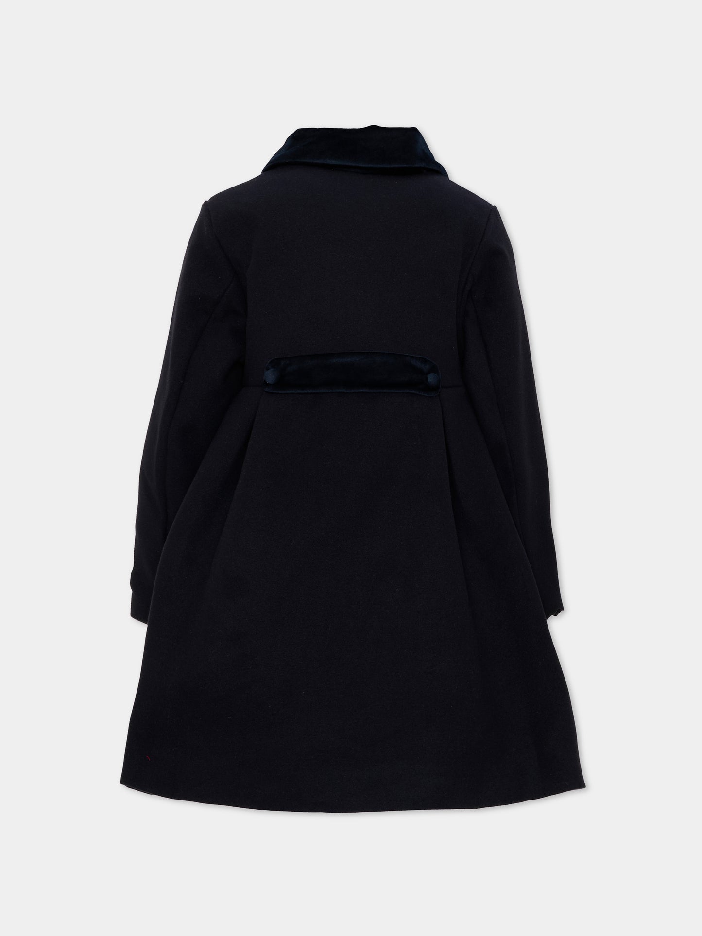 Cappotto blu per bambina,Patachou,PAP 47 CA4333261 360