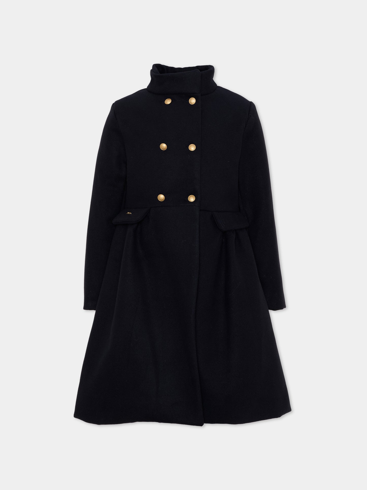 Cappotto blu per bambina,Patachou,PAP 47 CA4333460 360