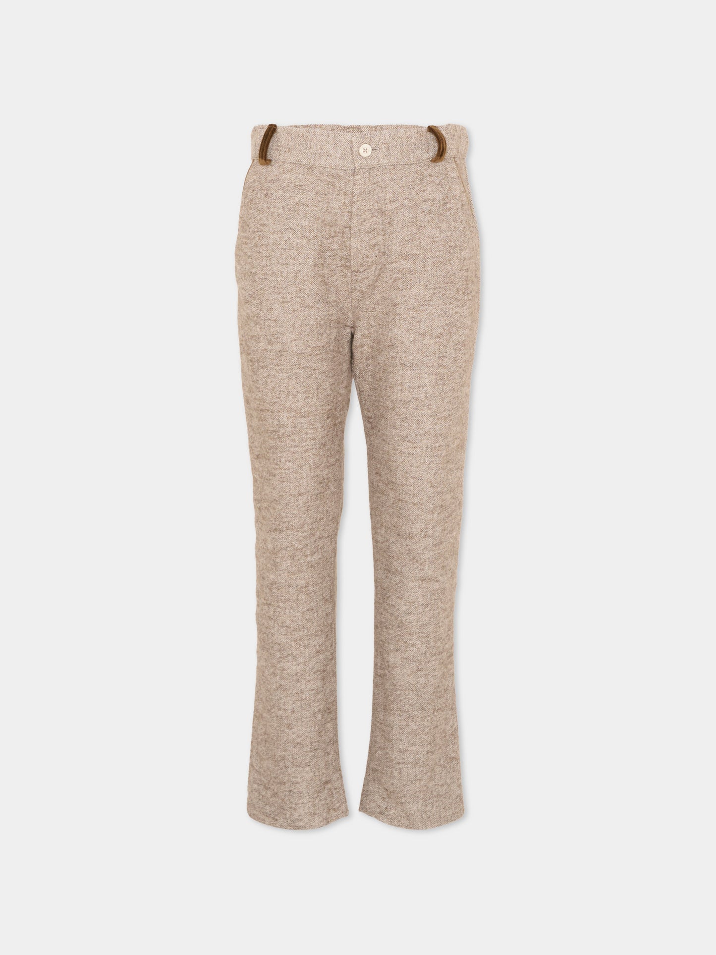 Pantalone beige per bambino,Patachou,PAP 47 CAL4333382 180