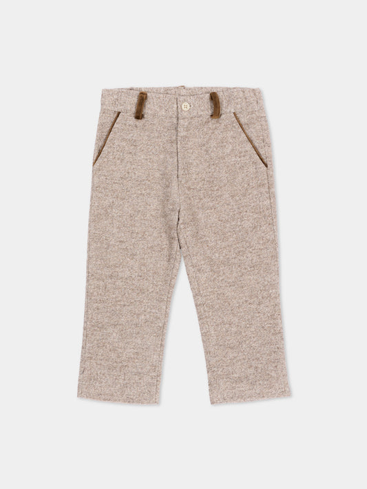 Pantalone beige per neonato,Patachou,PAP 47 CAL4333382 180