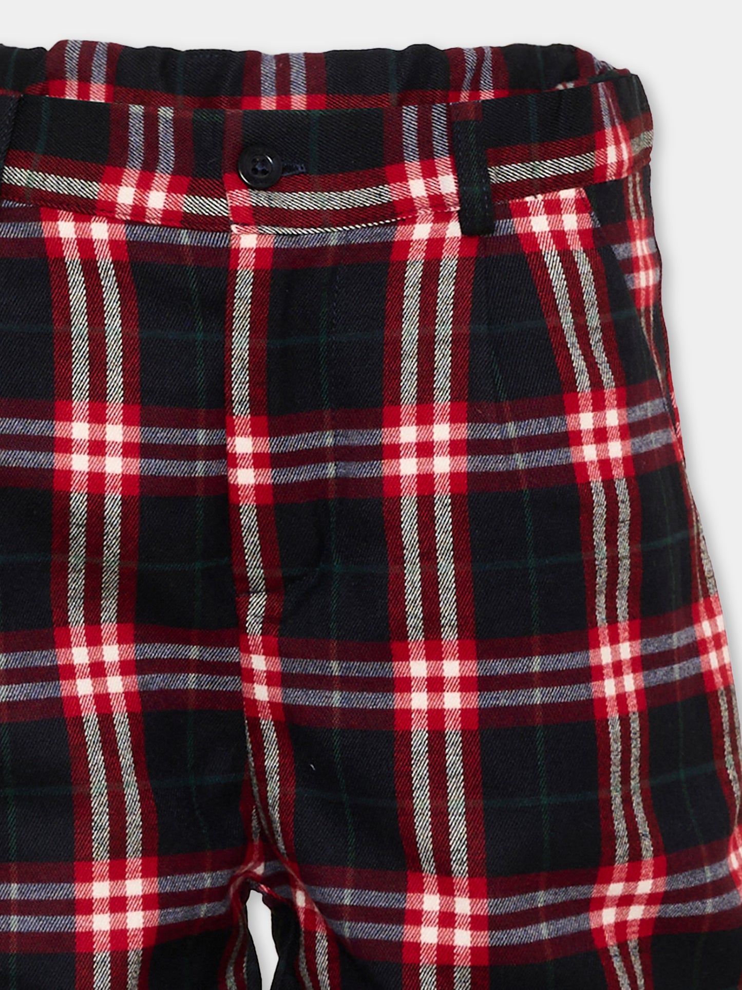 Shorts multicolor tartan per bambino,Patachou,PAP 47 CL4333367 Z0162