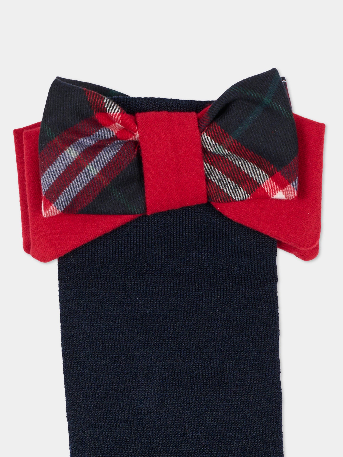 Calzini blu per bambina con fiocco,Patachou,PAP 47 MEI4333273 360