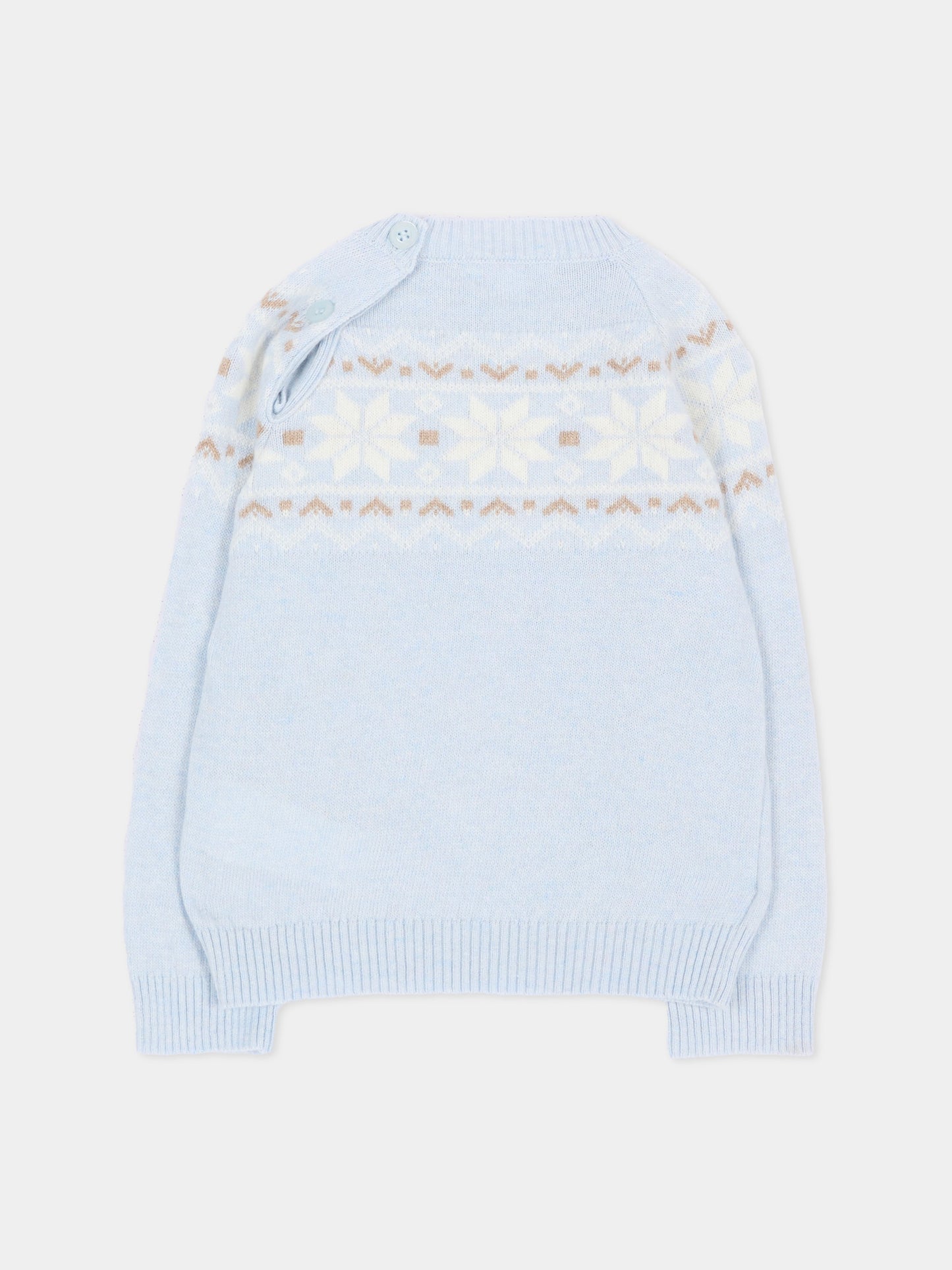 Maglione celeste per neonato,Patachou,PAP 47 SWE4333364 303