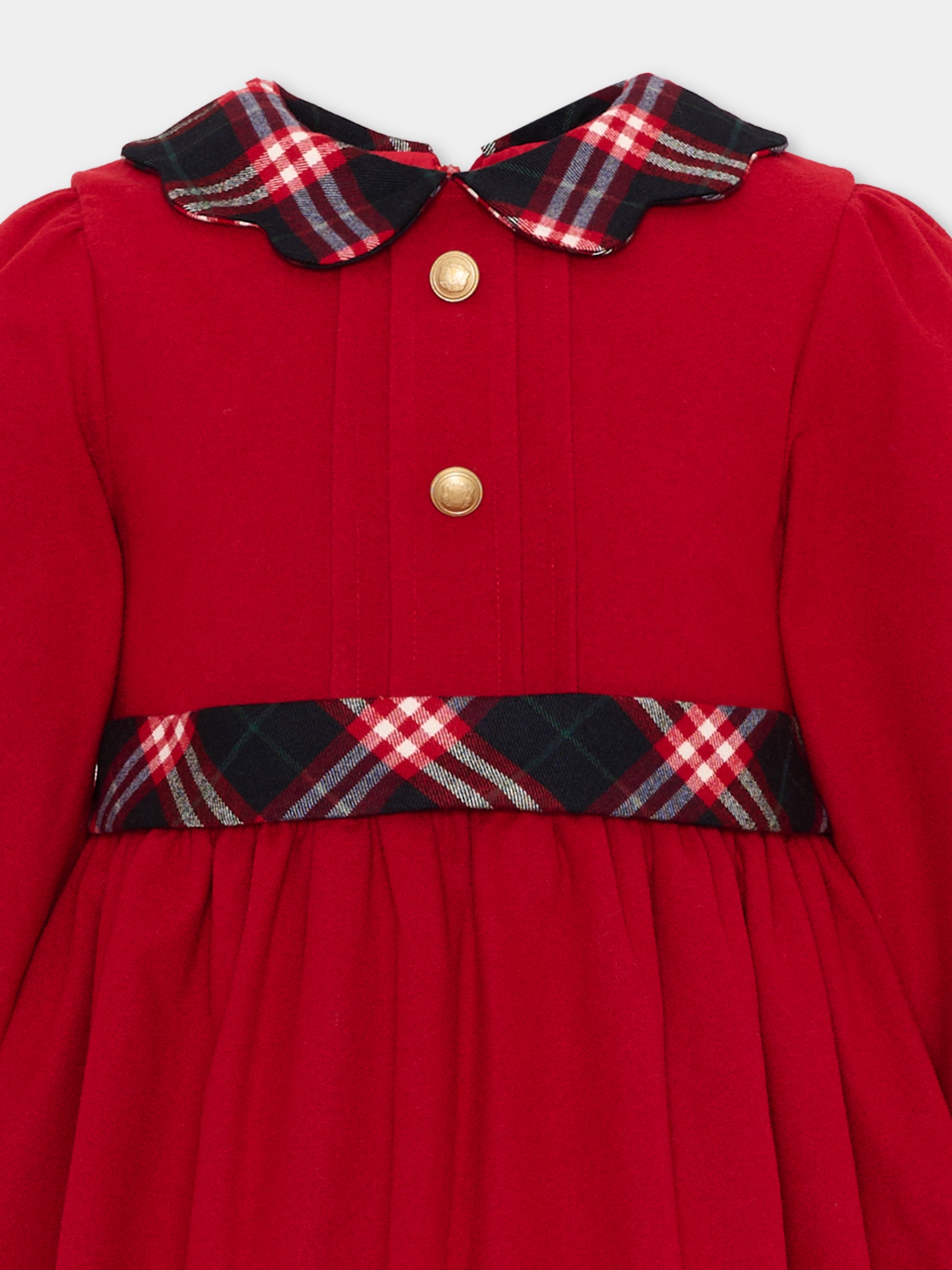 Abito elegante rosso per bambina,Patachou,PAP 47 VET4333266 960
