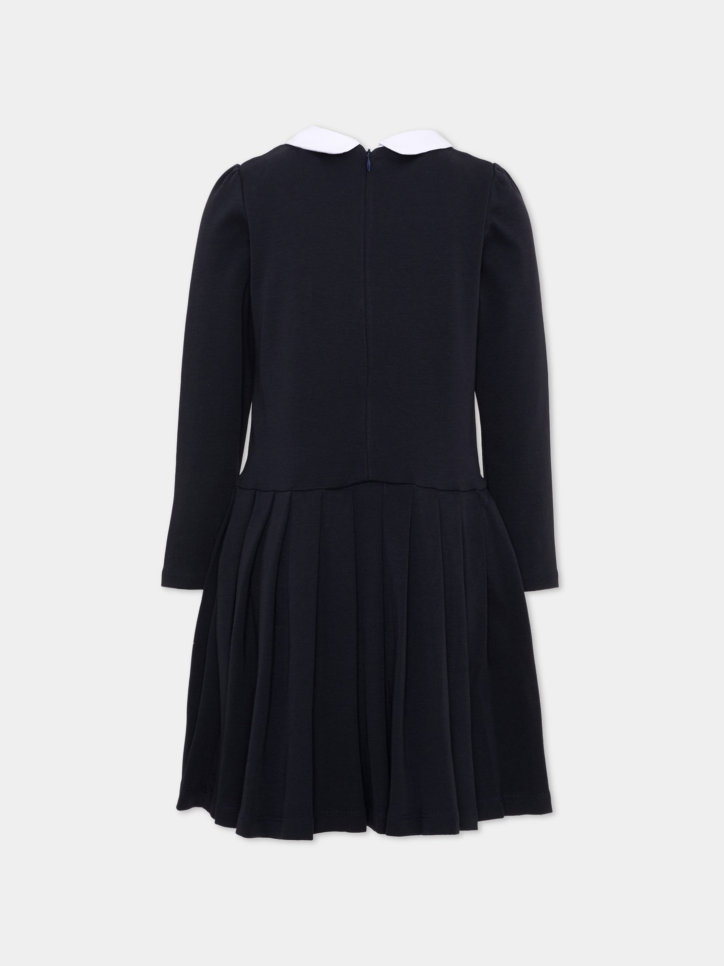Abito elegante blu per bambina,Patachou,PAP 47 VET4333267 360