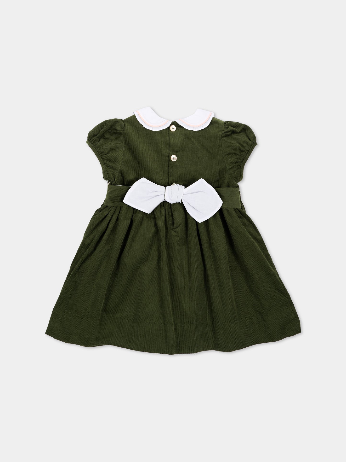 Abito elegante verde per neonata,Kidiwi Handmade,37081 TM276
