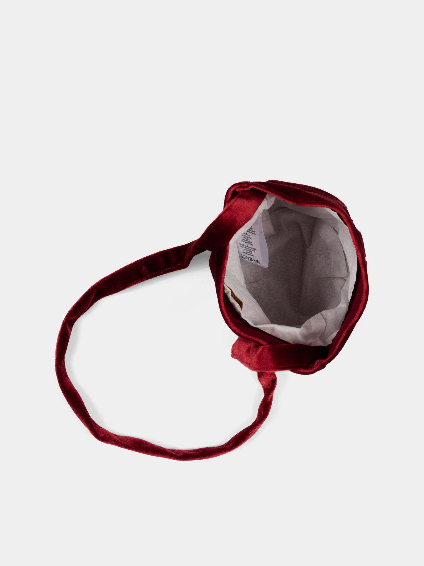 Borsa bordeaux per bambina con ricamo floreale,Kidiwi Handmade,37313 TV008