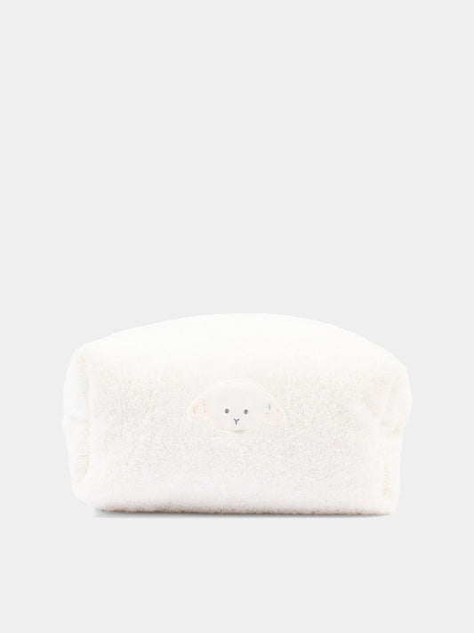 Pochette avorio per neonata con agnellino Olive,Le Boo Beebè,BRR021 20/30