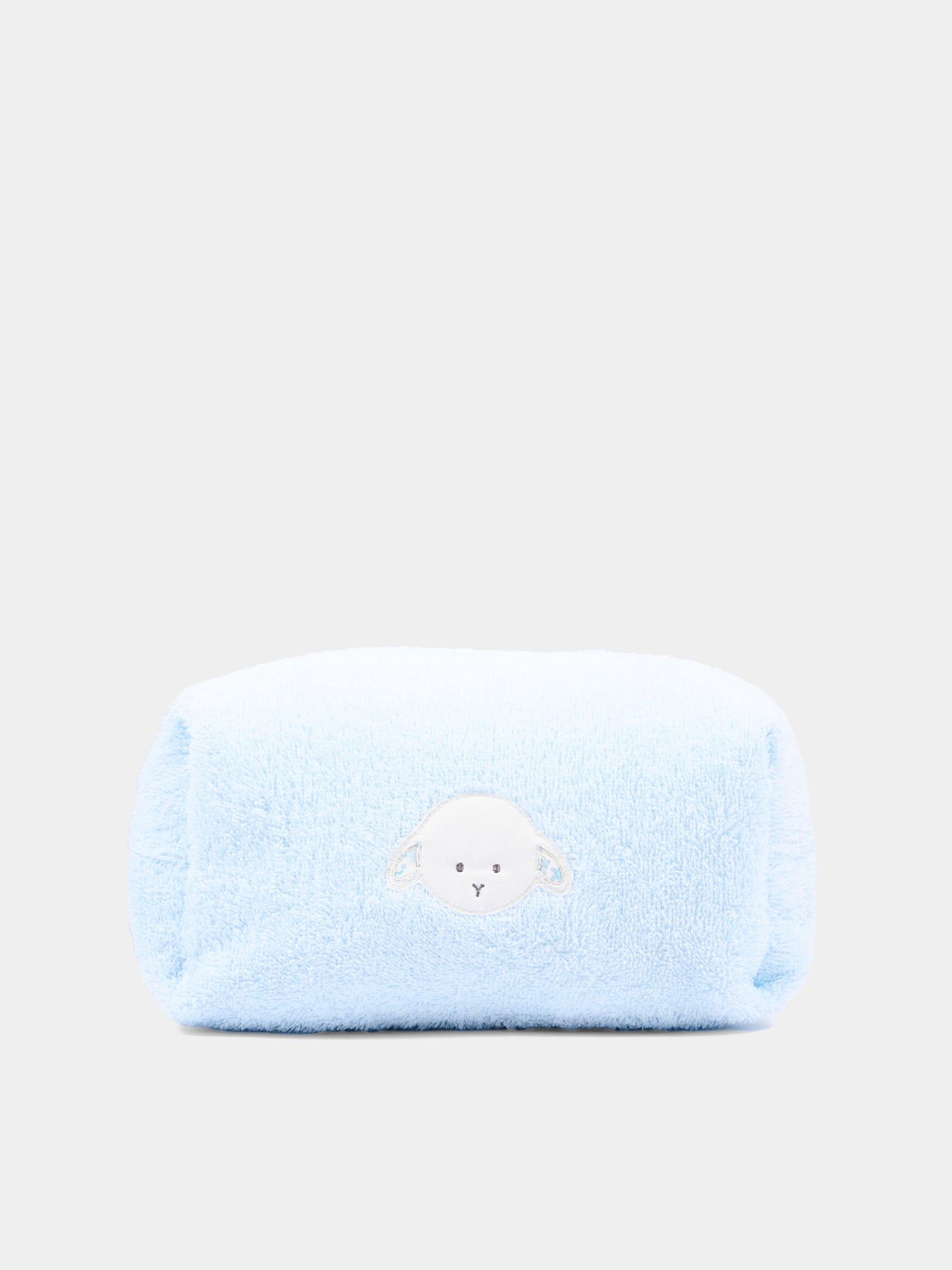 Pochette celeste per neonato con agnellino Olive,Le Boo Beebè,BRR021 40