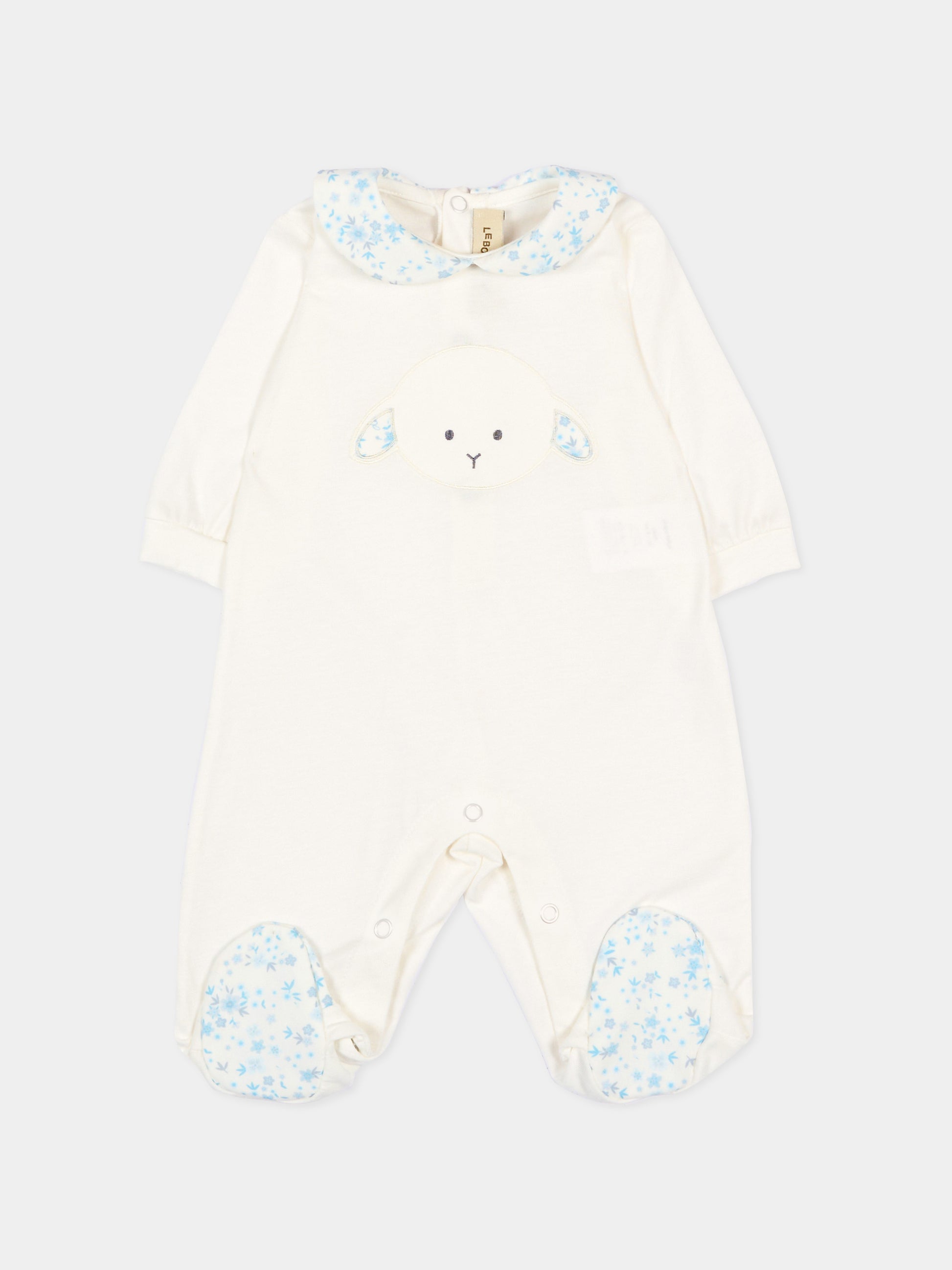 Tutina avorio per neonato con agnellino Olive,Le Boo Beebè,CB021 T351 2040