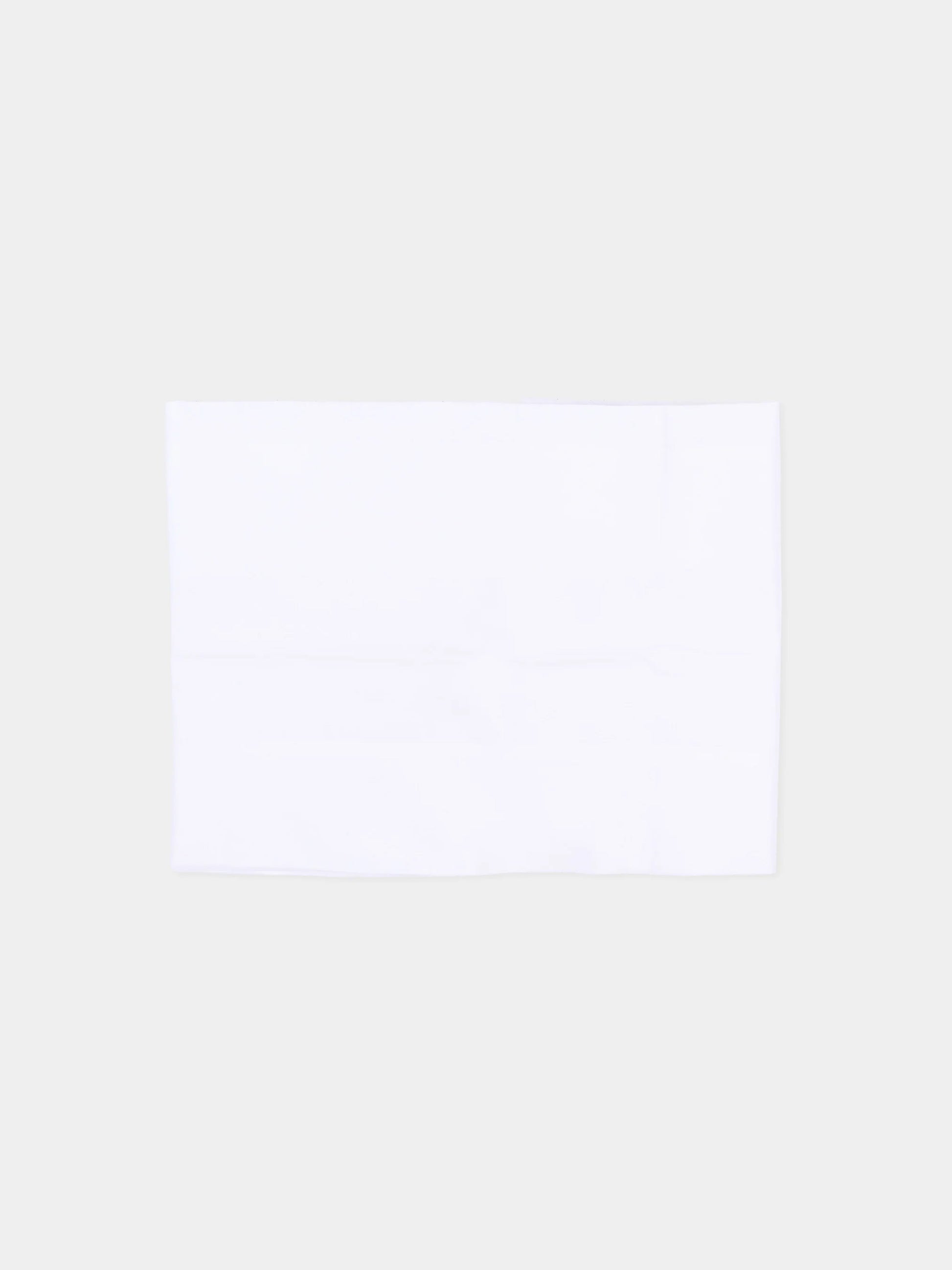 Lenzuolo bianco per neonato con agnellino Olive,Le Boo Beebè,CBL021 T469 1040